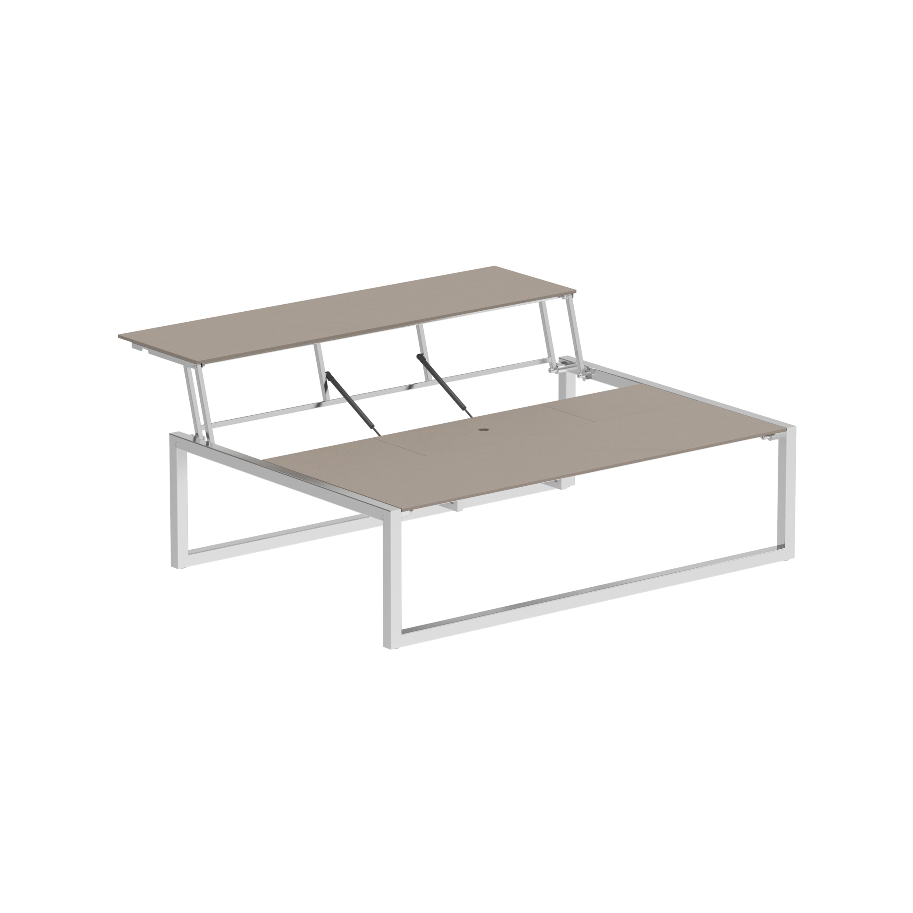 Afficher le produit Ninix Lounge table 150T stainless steel & ceramic top du fabricant Royal Botania