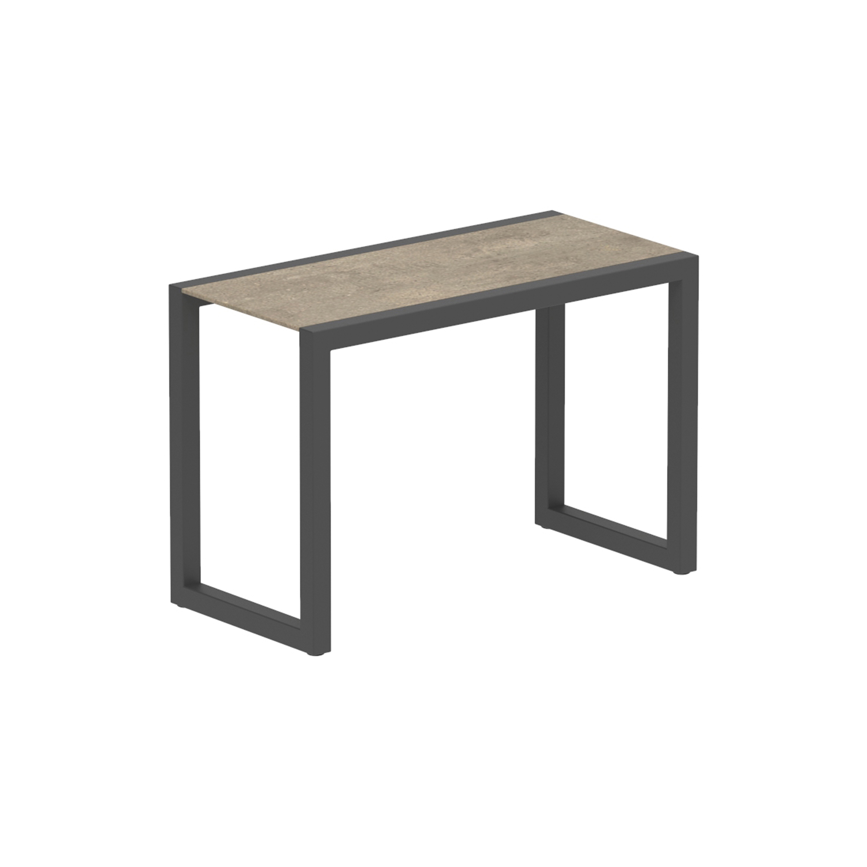 Display product Ninix Lounge side table 40S and ceramic top from manufacturer Royal Botania