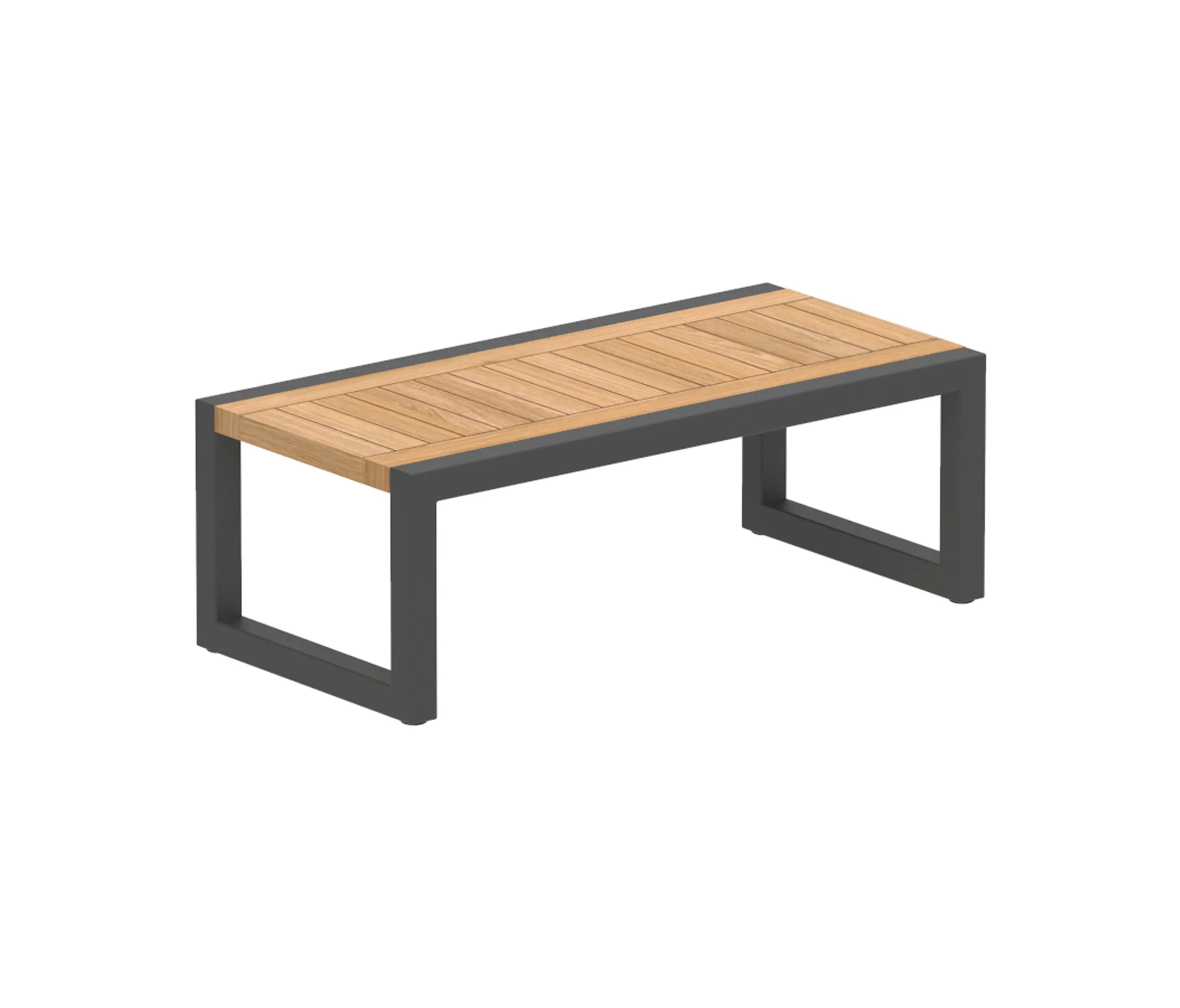 Royal Botania - Ninix Lounge side table 40T and teak top