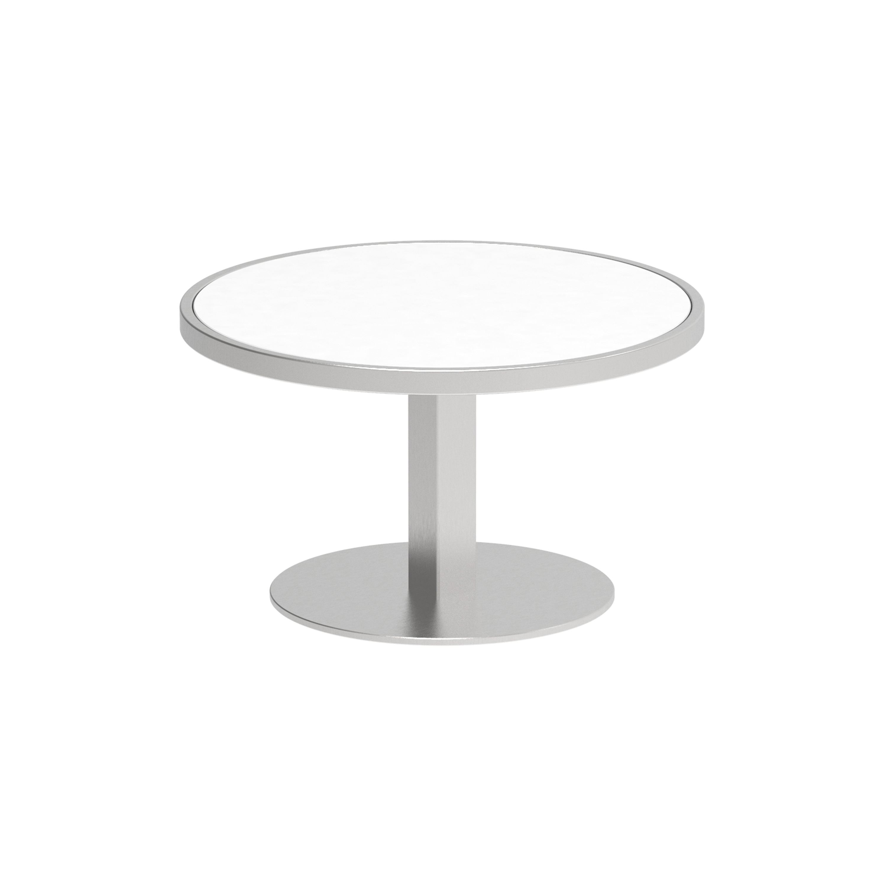 Mostra il prodotto O-Zon side table 53cm round stainless steel & ceramic top del produttore Royal Botania