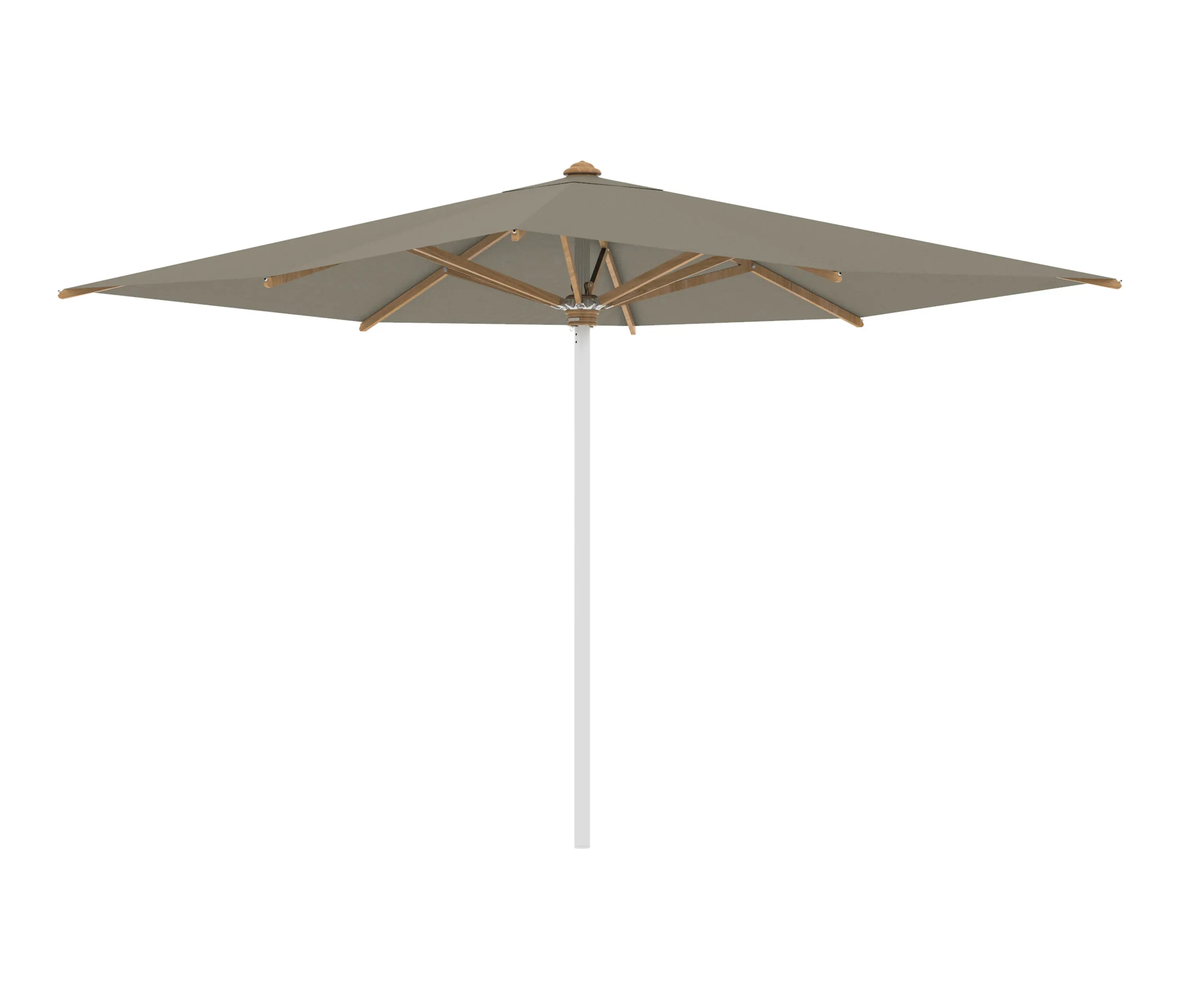 Royal Botania - Shady umbrella 3x3m stainless steel pole & teak ribs