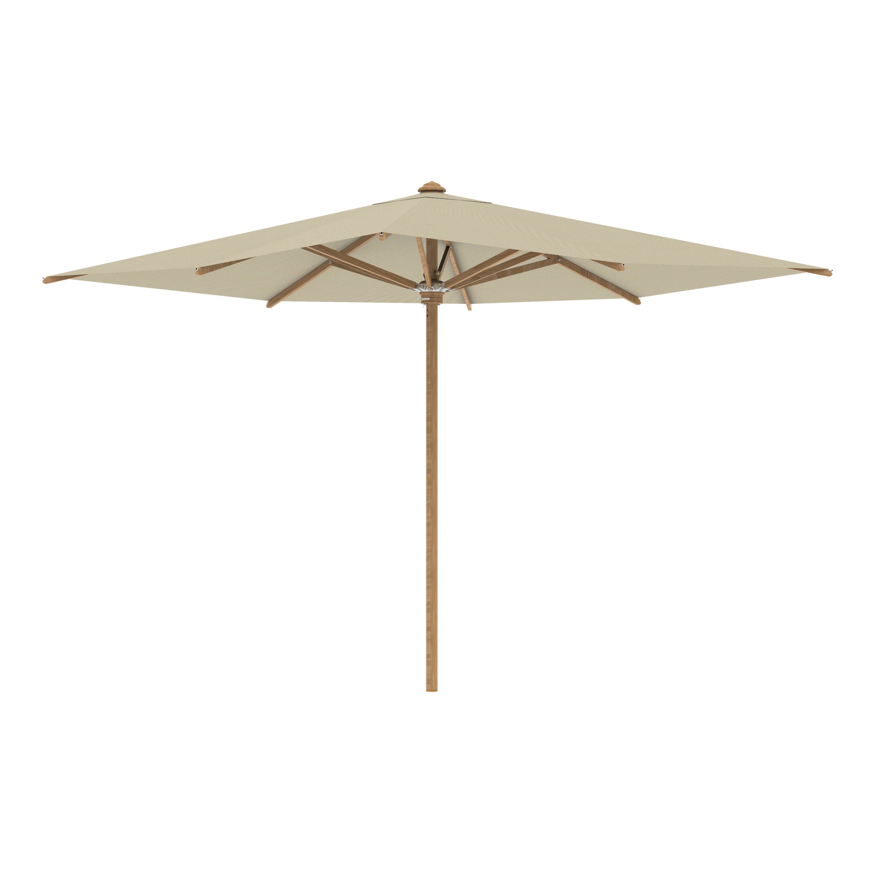 Mostra il prodotto Shady umbrella 3x3m teak pole & teak ribs del produttore Royal Botania