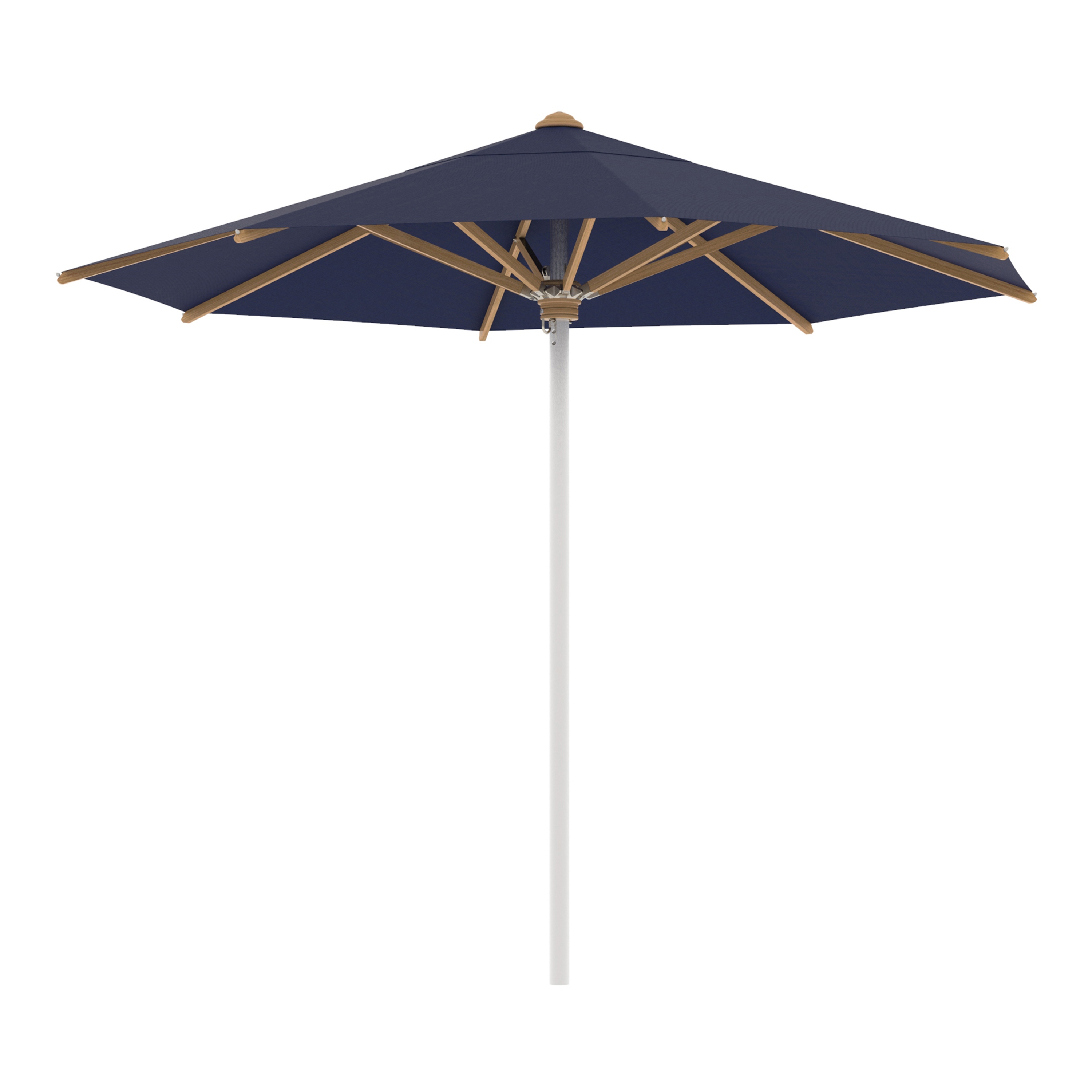 Mostra il prodotto Shady umbrella 3m round stainless steel pole & teak ribs del produttore Royal Botania