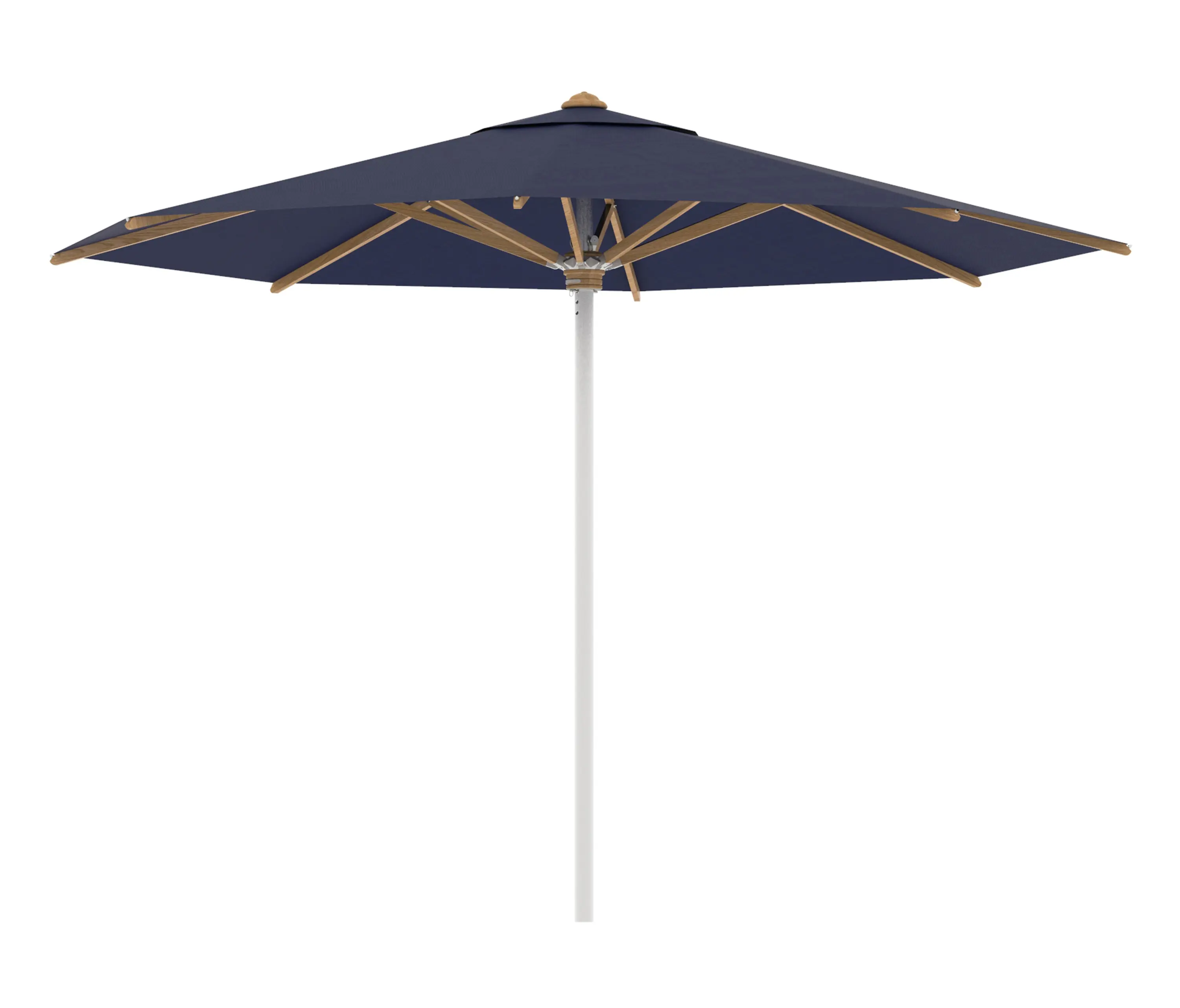 Royal Botania - Shady umbrella 3,5m round stainless steel pole & teak ribs