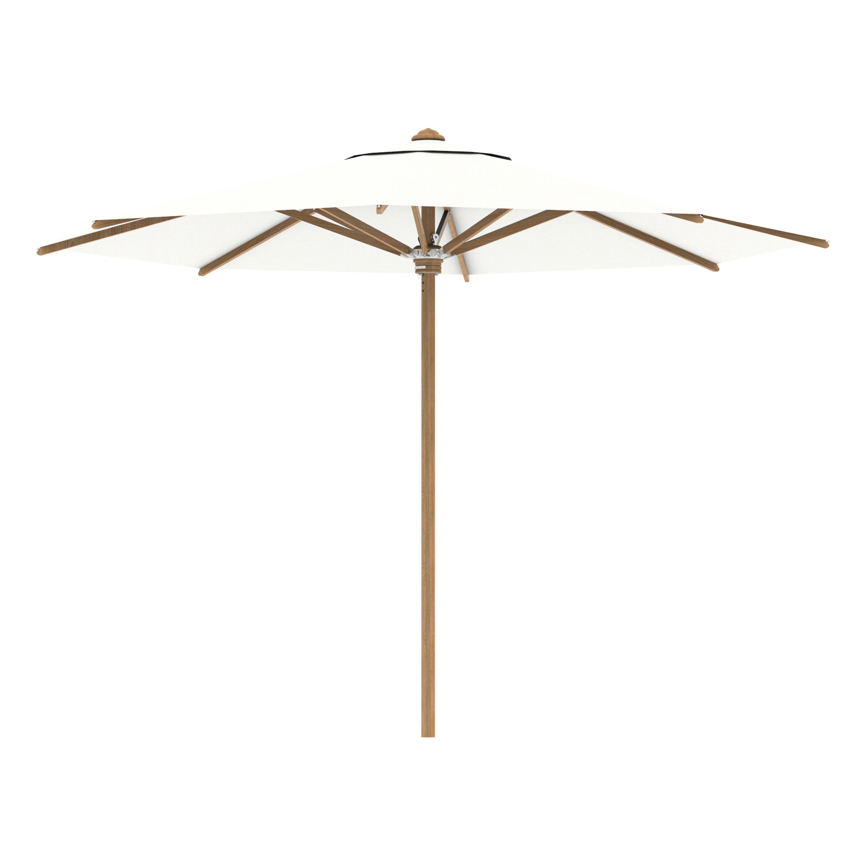 Vertoon produk Shady umbrella 3,5m round teak pole & teak ribs van vervaardiger Royal Botania