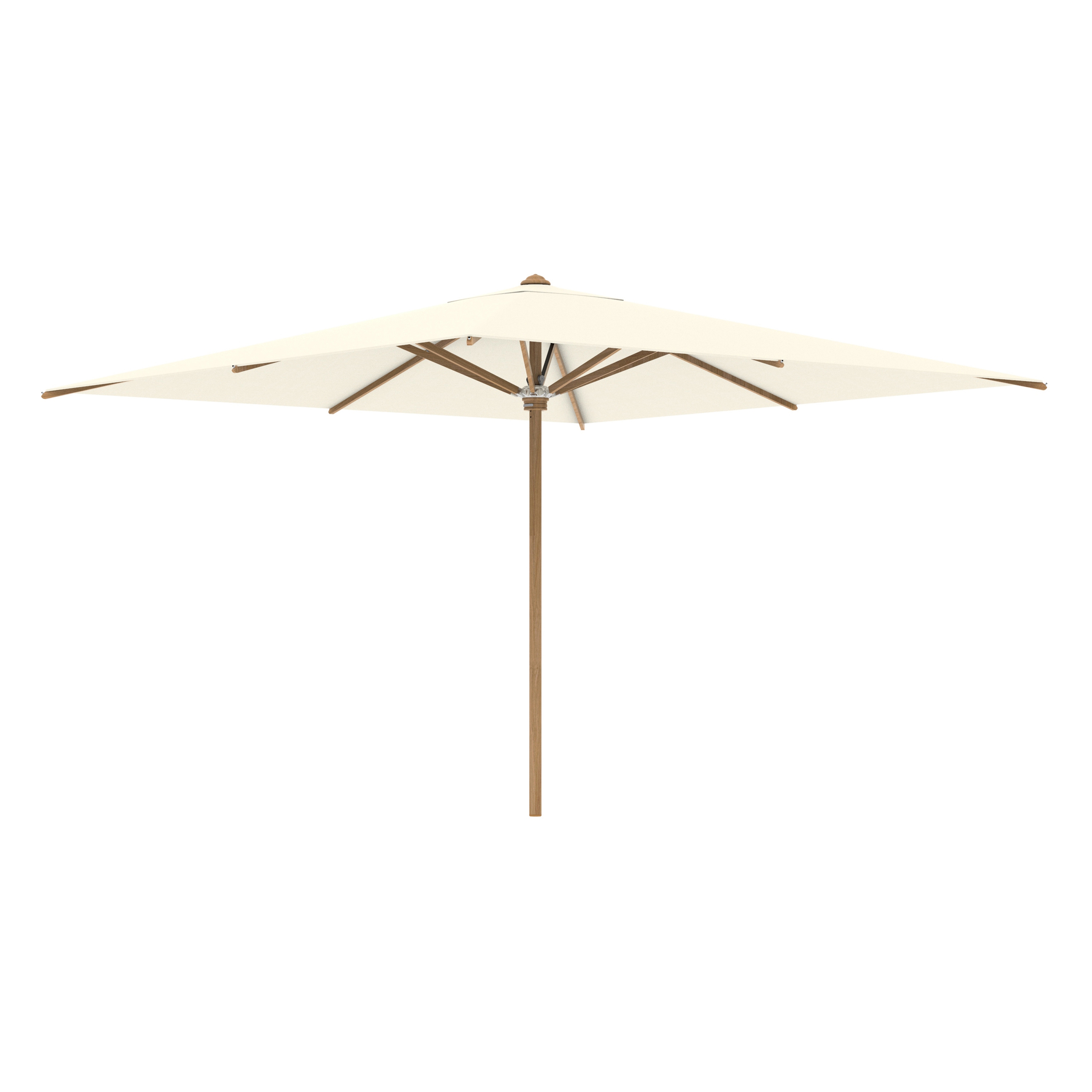 Vertoon produk Shady umbrella 3,5x3,5m teak pole & teak ribs van vervaardiger Royal Botania