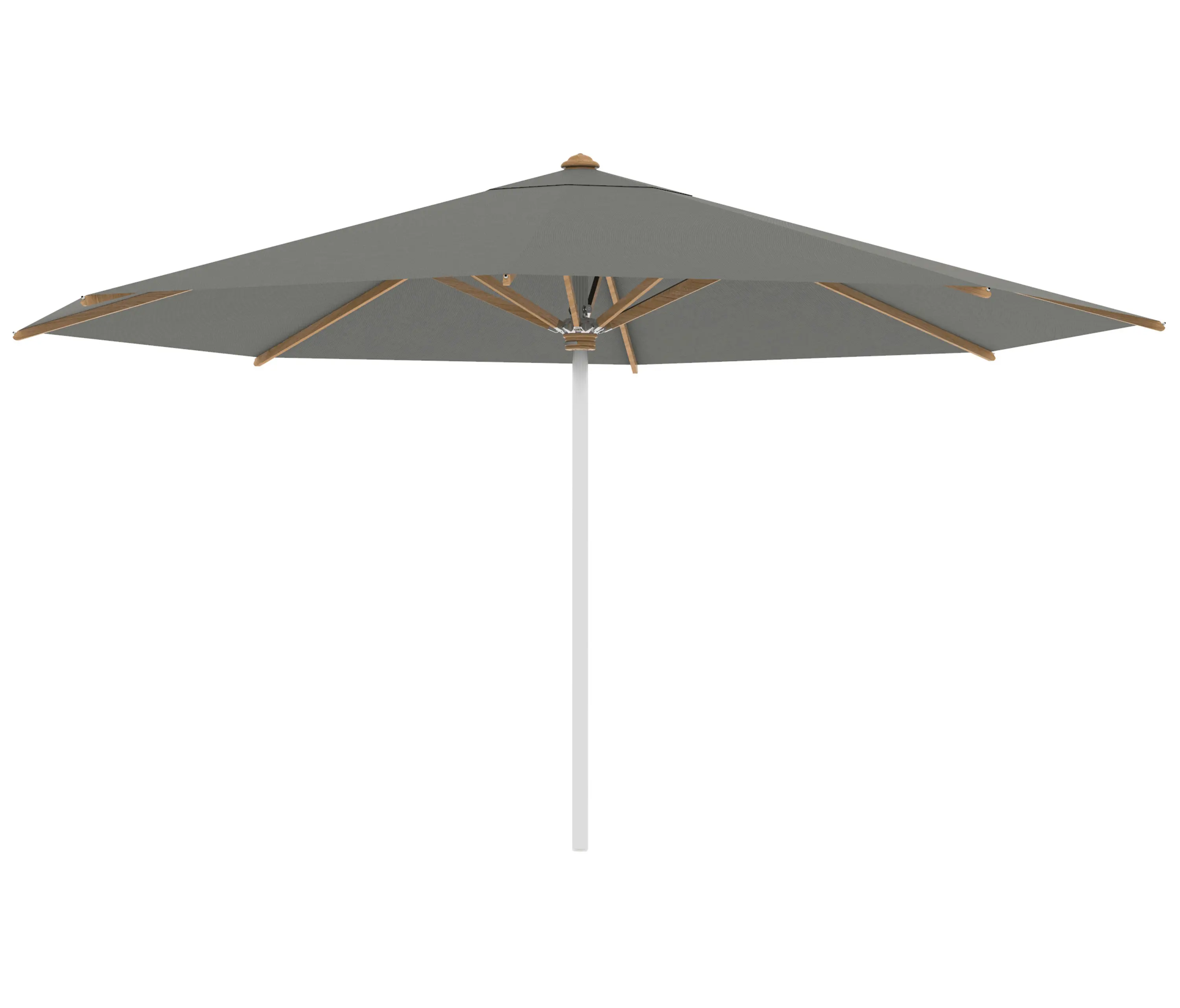 Royal Botania - Shady umbrella 4,5m round stainless steel pole & teak ribs