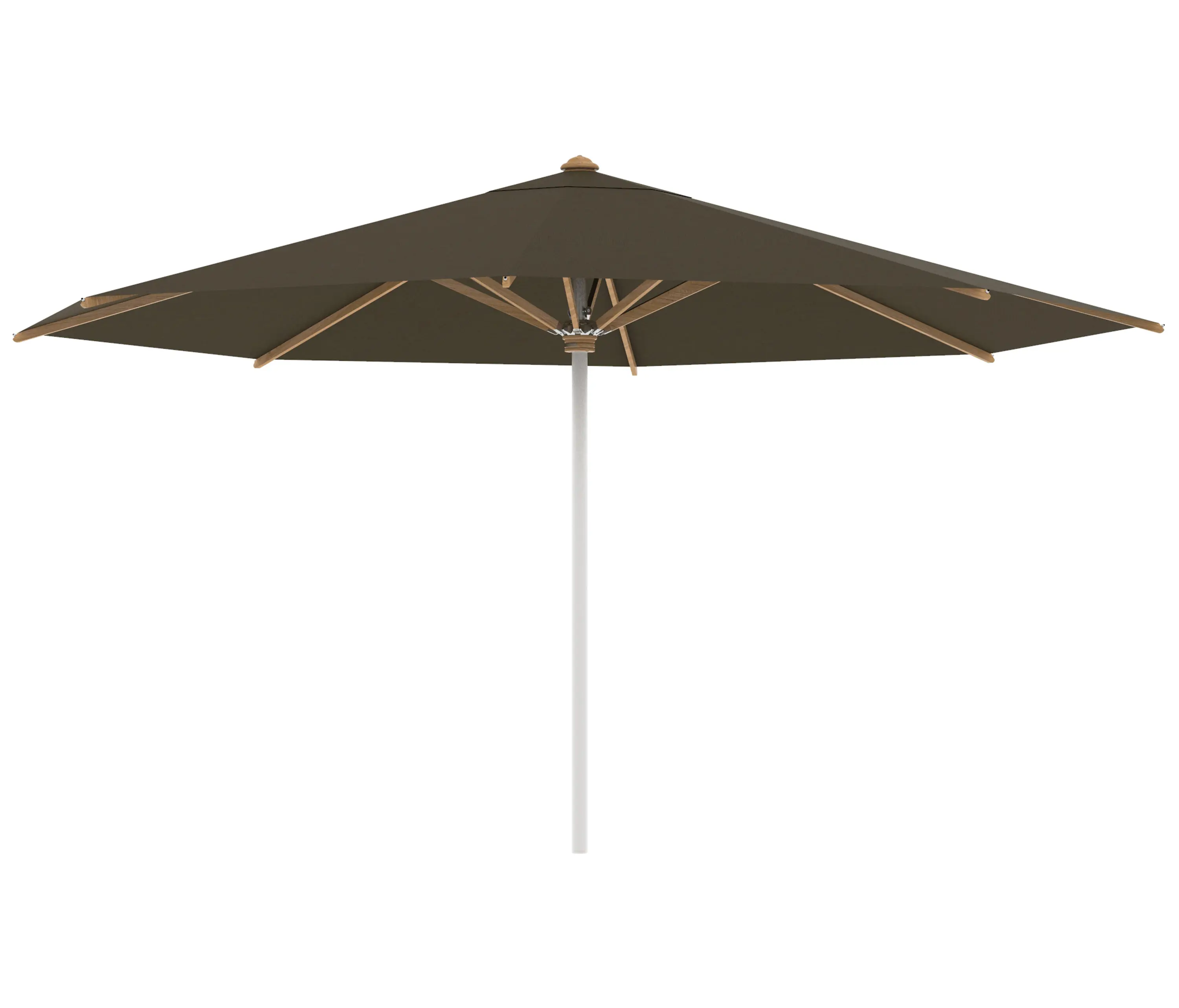Royal Botania - Shady umbrella 4,5m round stainless steel pole & teak ribs