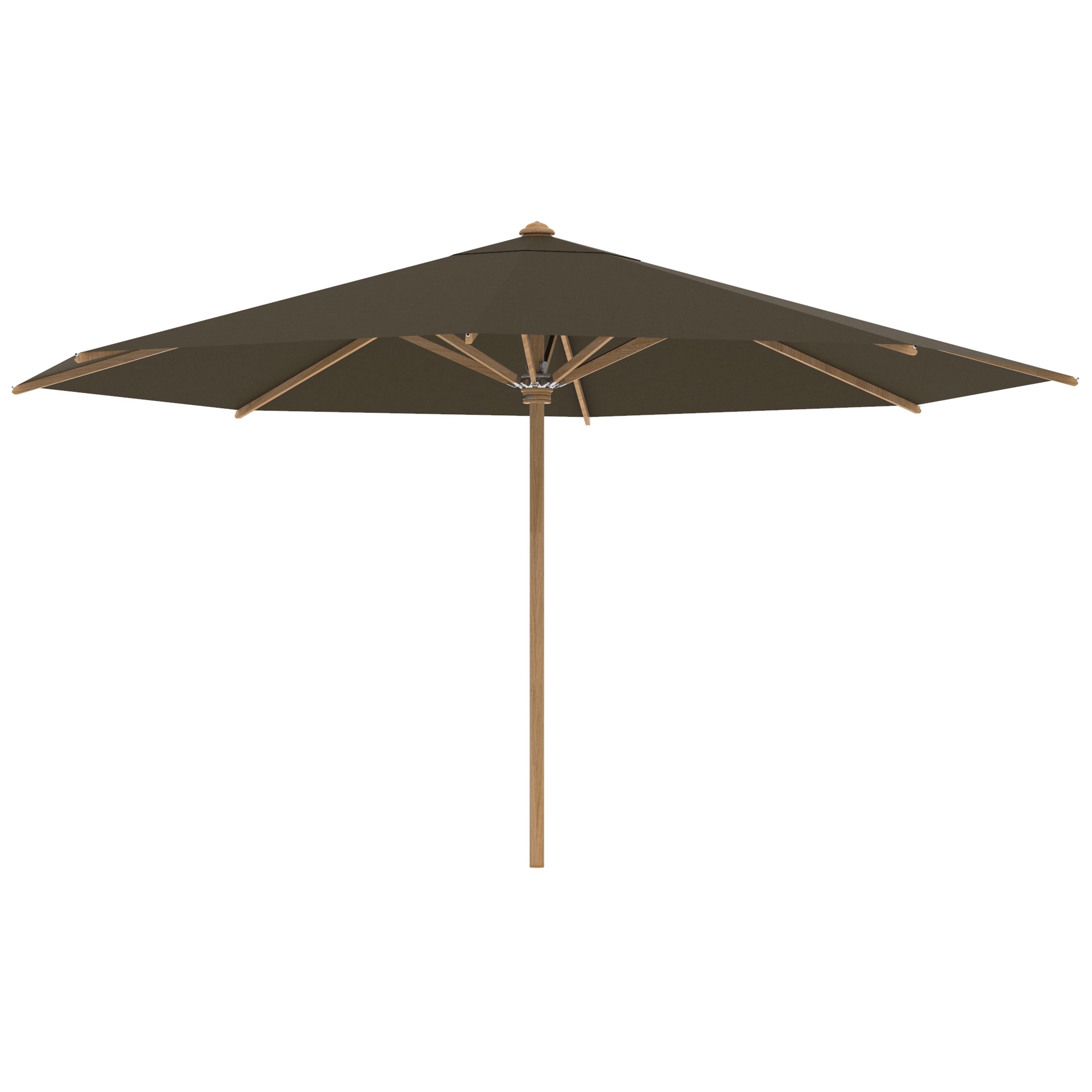 Mostra il prodotto Shady umbrella 4,5m round teak pole & teak ribs del produttore Royal Botania