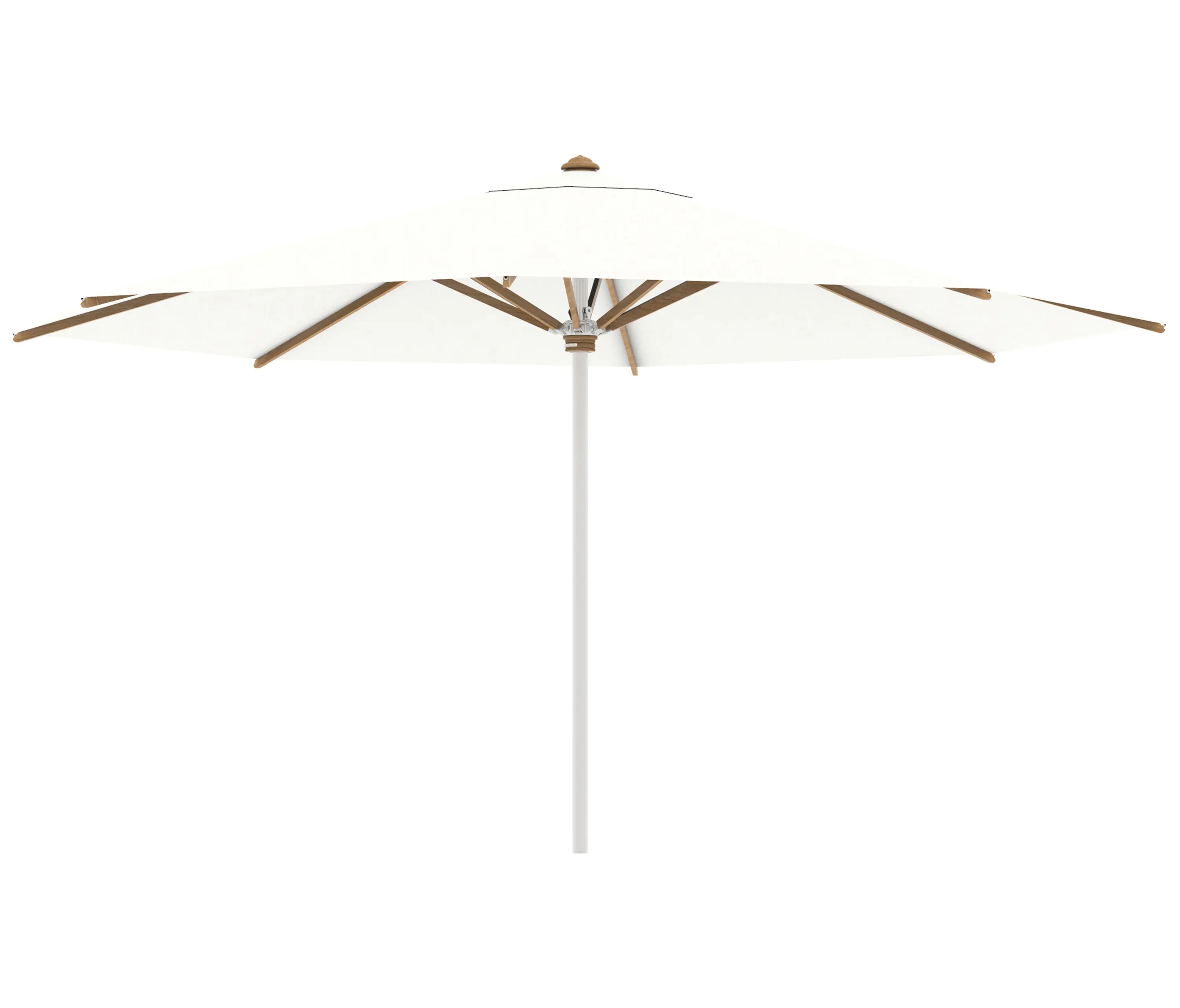 Royal Botania - Shady umbrella 4,5m round stainless steel pole & teak ribs