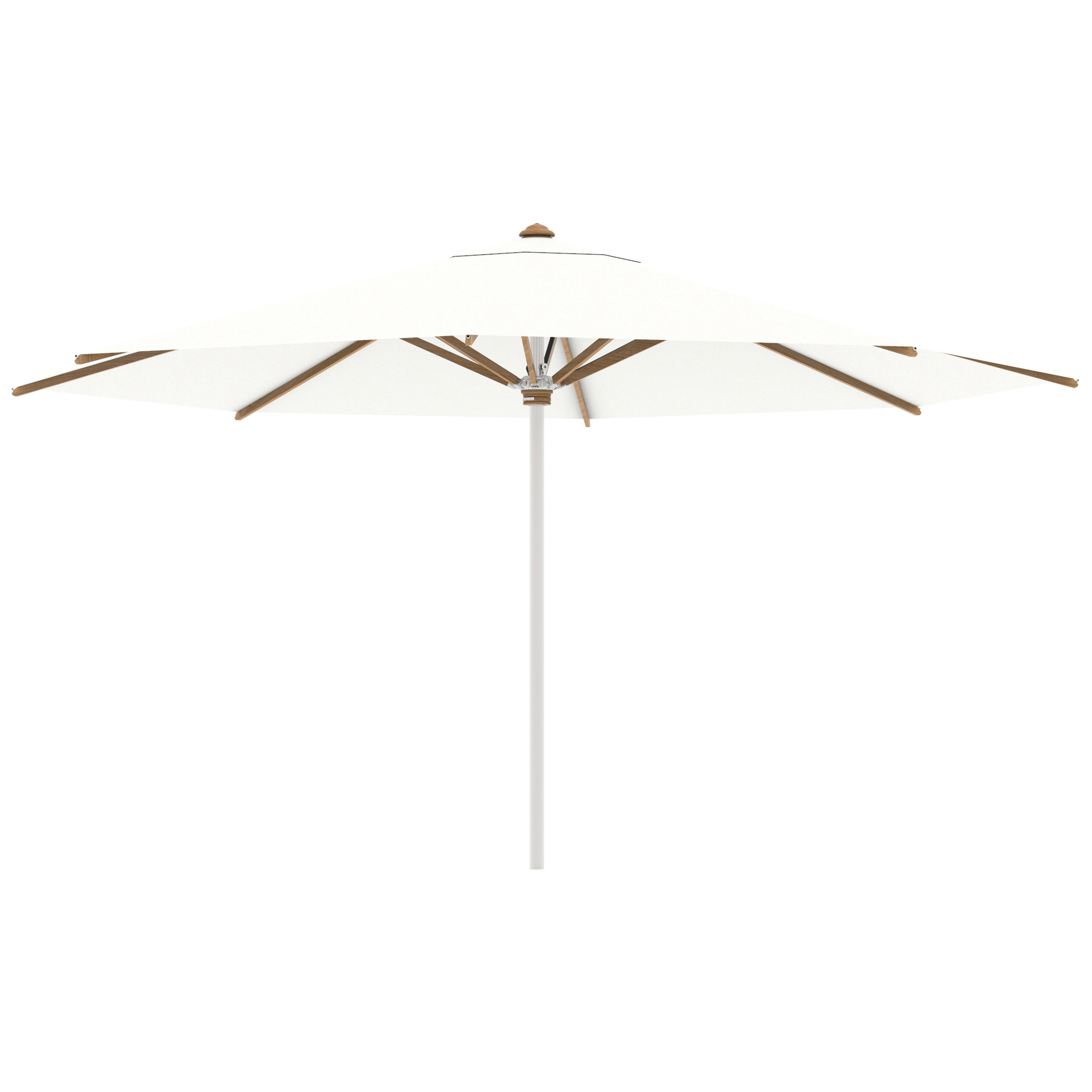 Mostra il prodotto Shady umbrella 4,5m round stainless steel pole & teak ribs del produttore Royal Botania