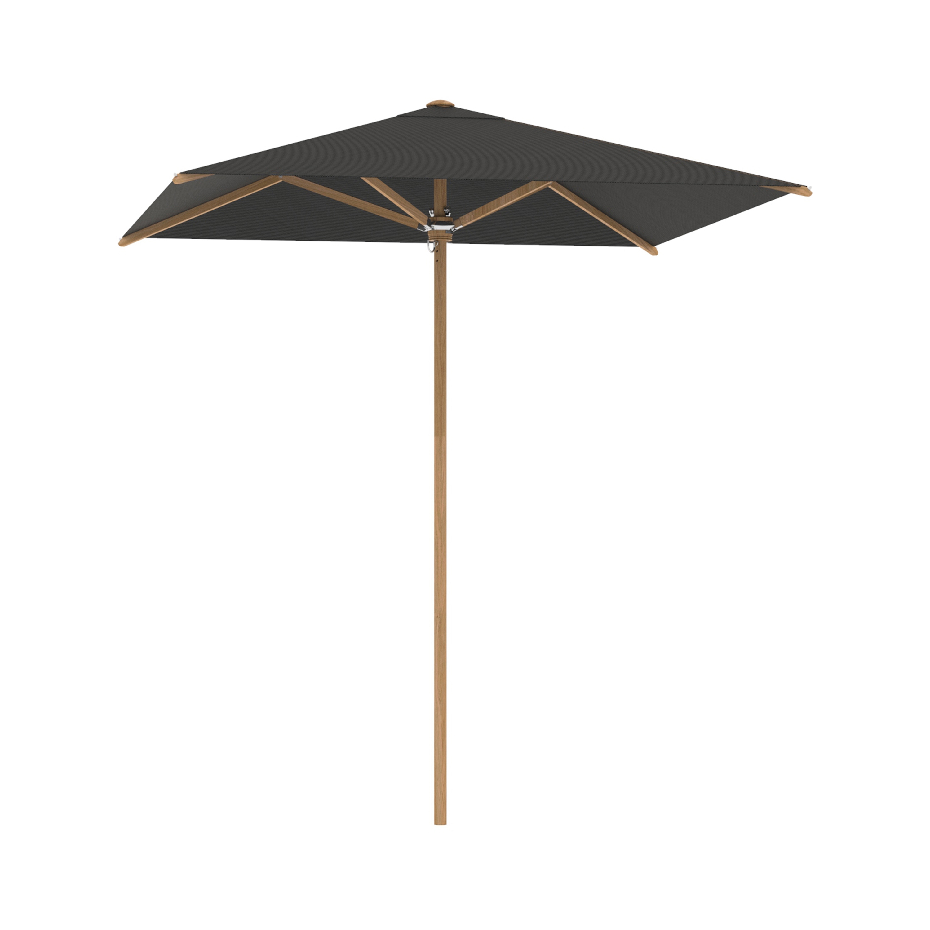 Shady Slim umbrella 2.2x2.2m teak pole & teak ribs