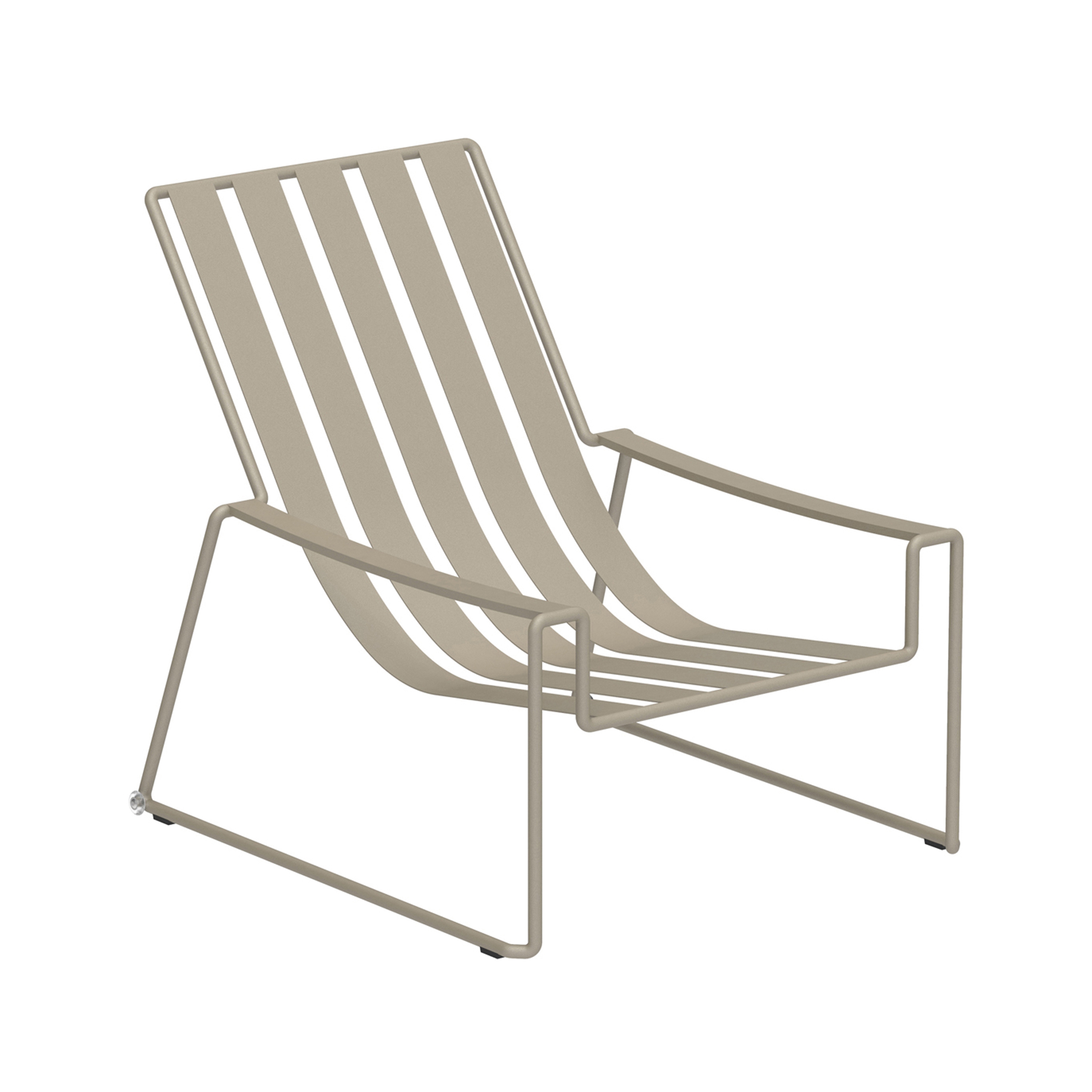 Strappy sun lounger