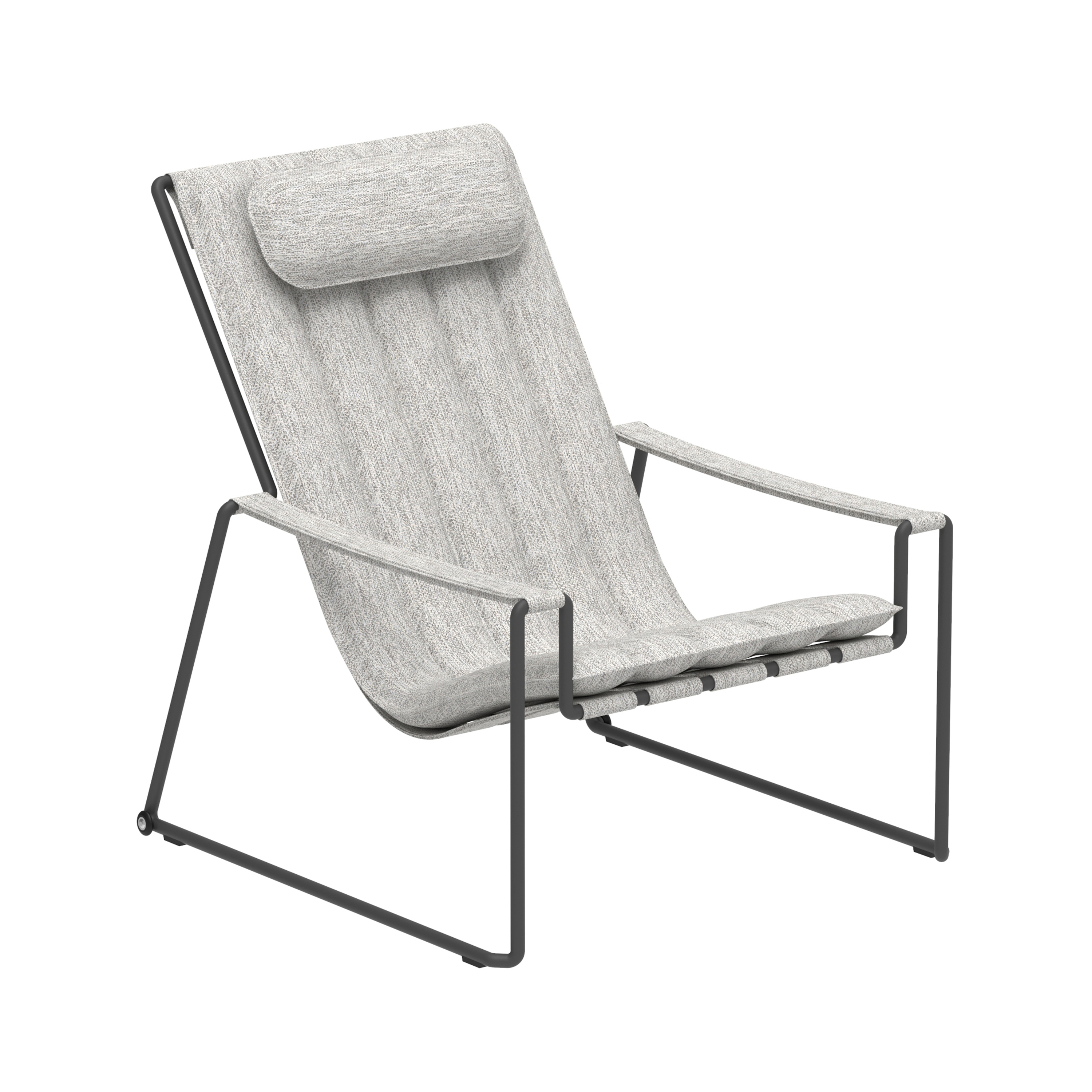 Strappy sun lounger
