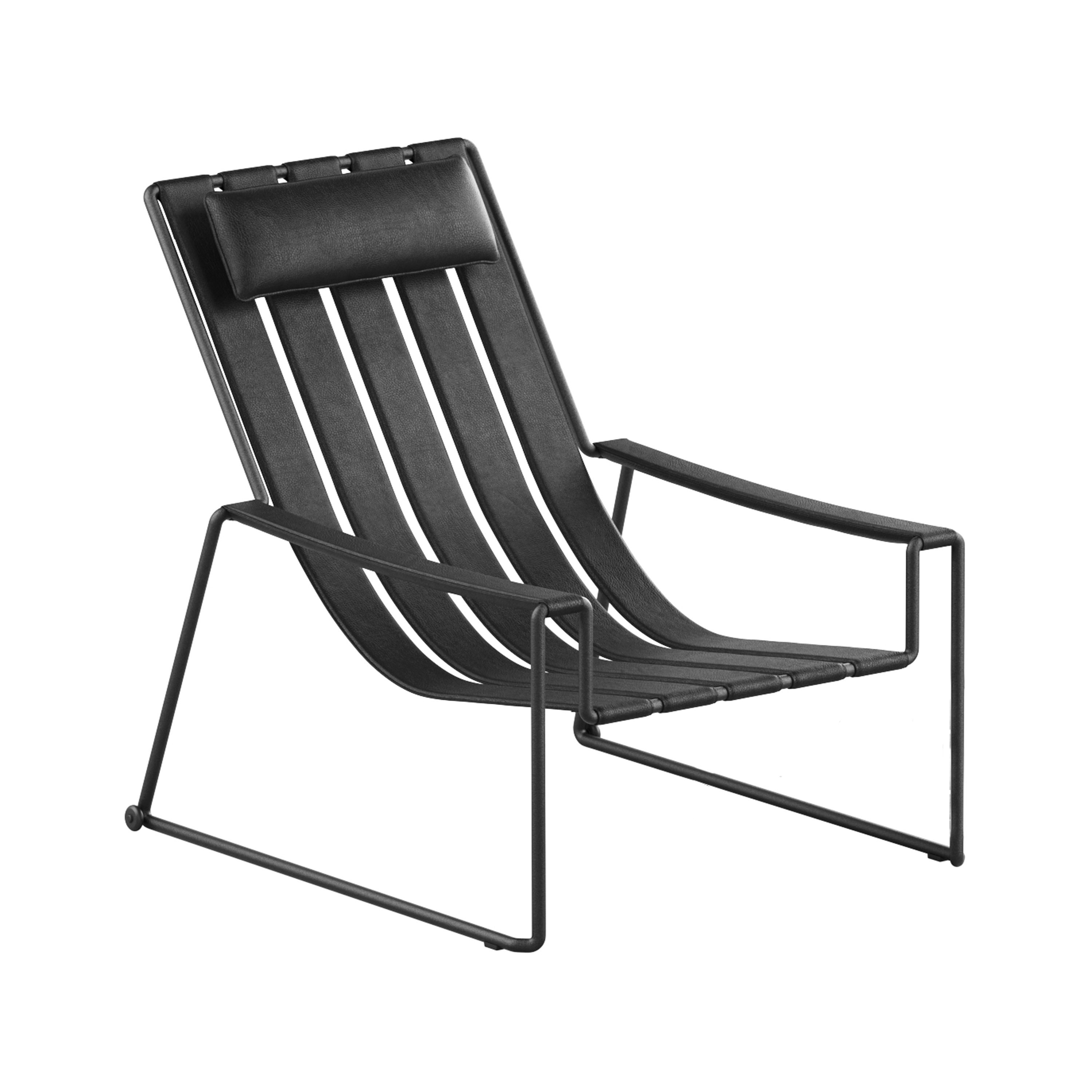 Strappy sun lounger