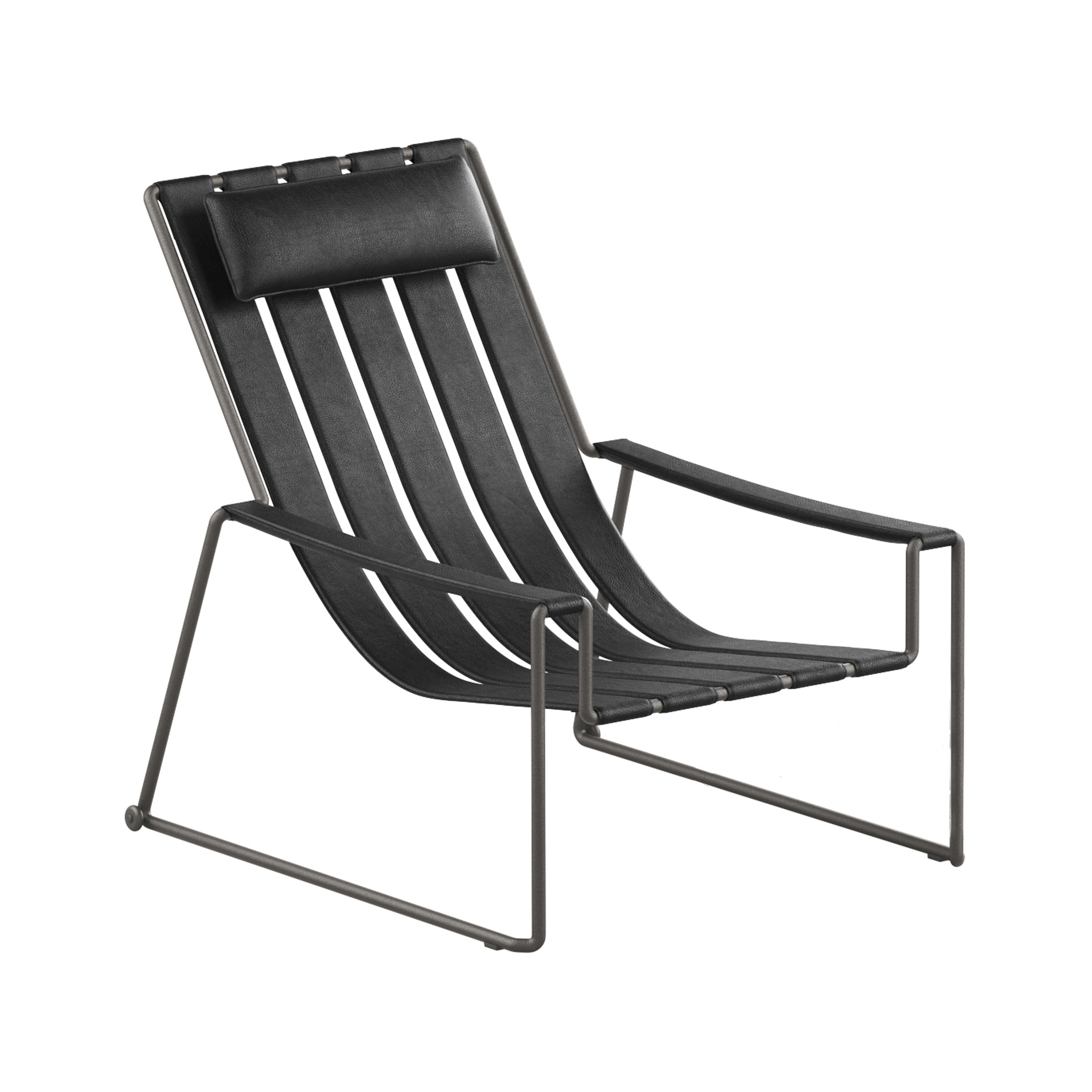 Strappy sun lounger
