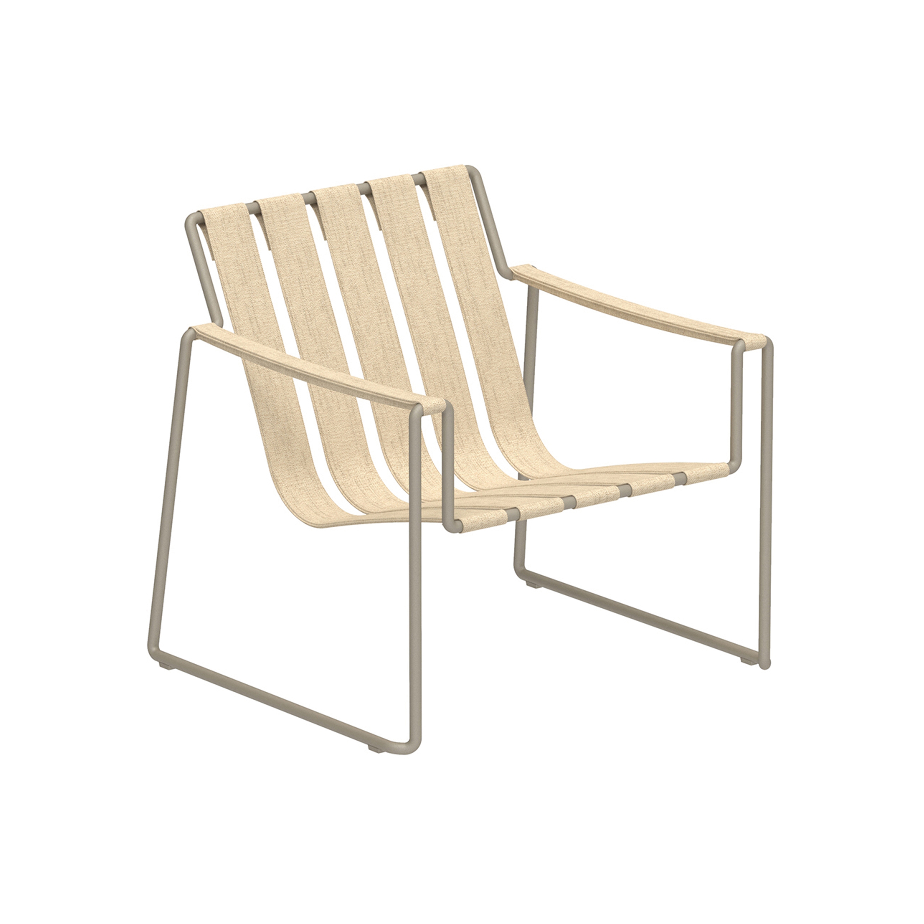Display product Strappy 77 low chair from manufacturer Royal Botania