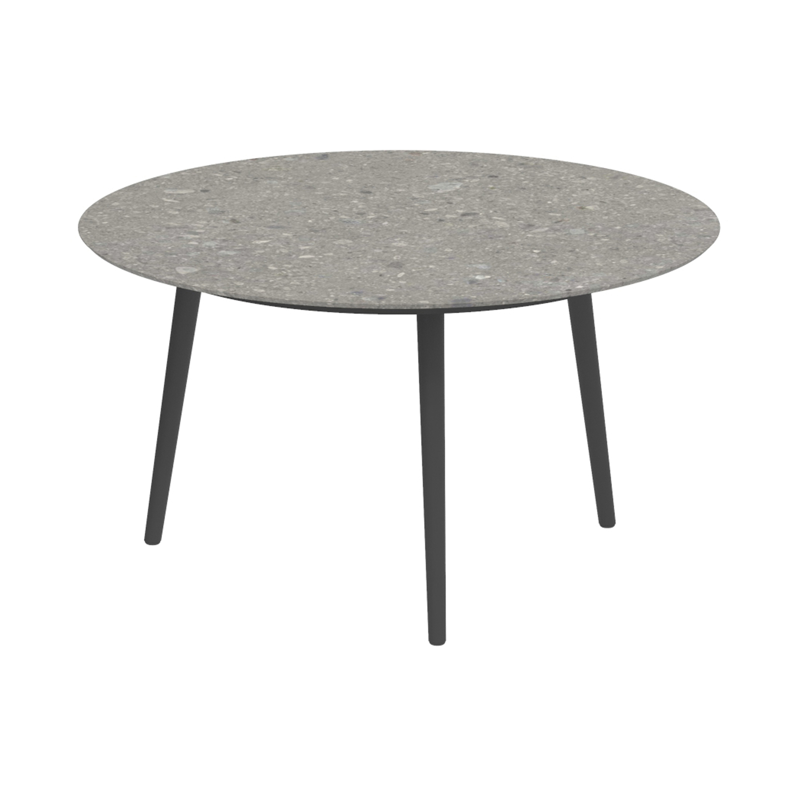 Styletto low dining table 120cm round