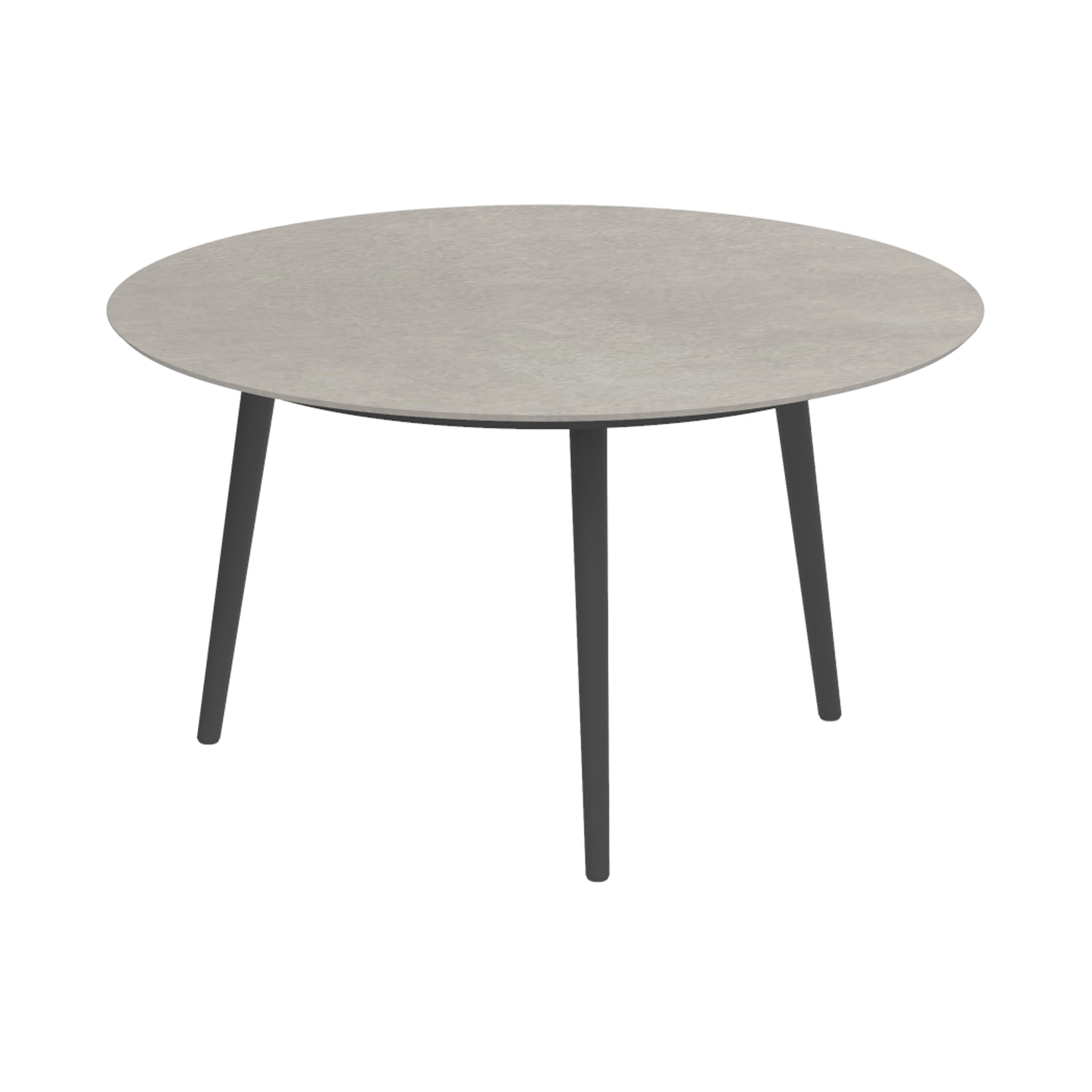 Styletto low dining table 120cm round