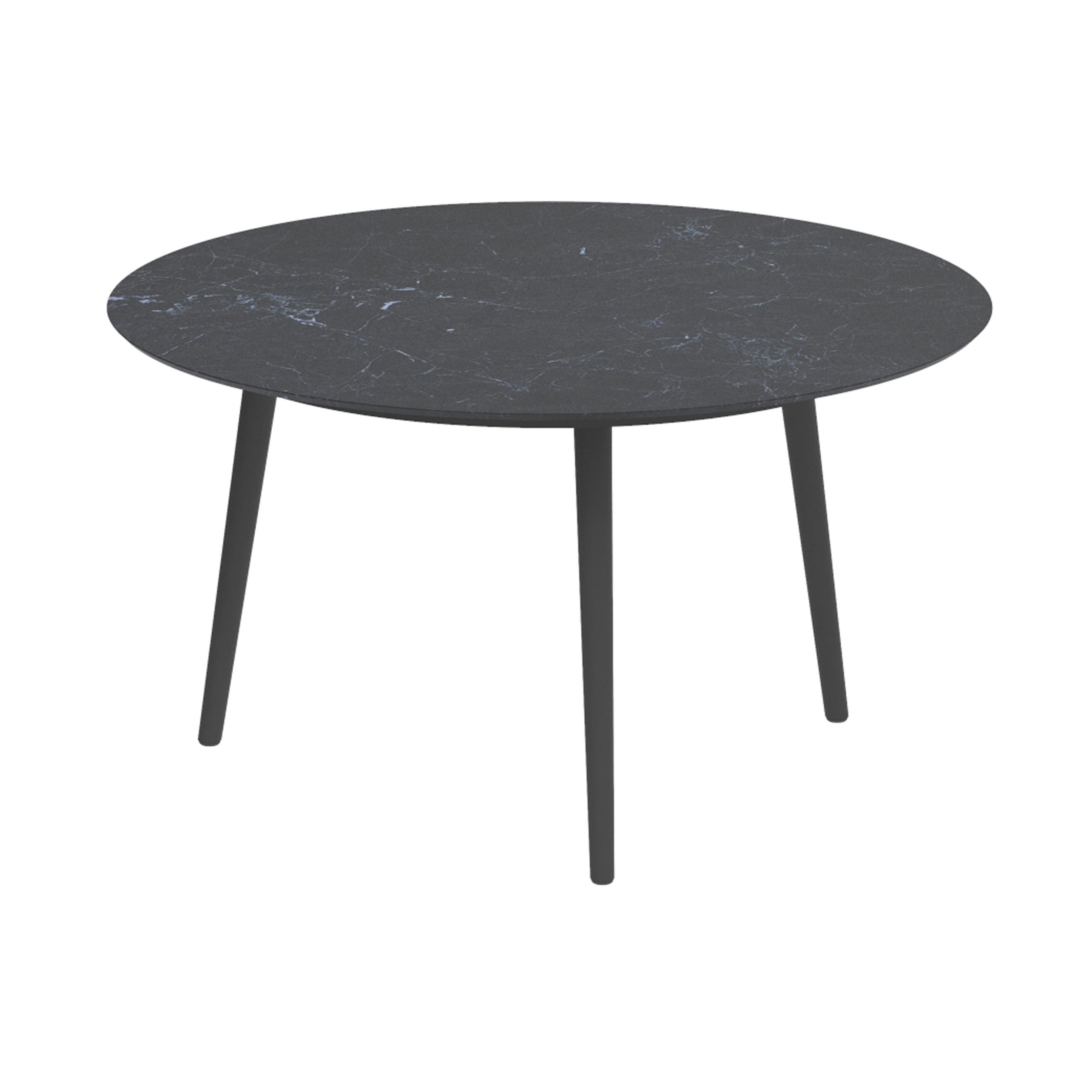 Styletto low dining table 120cm round