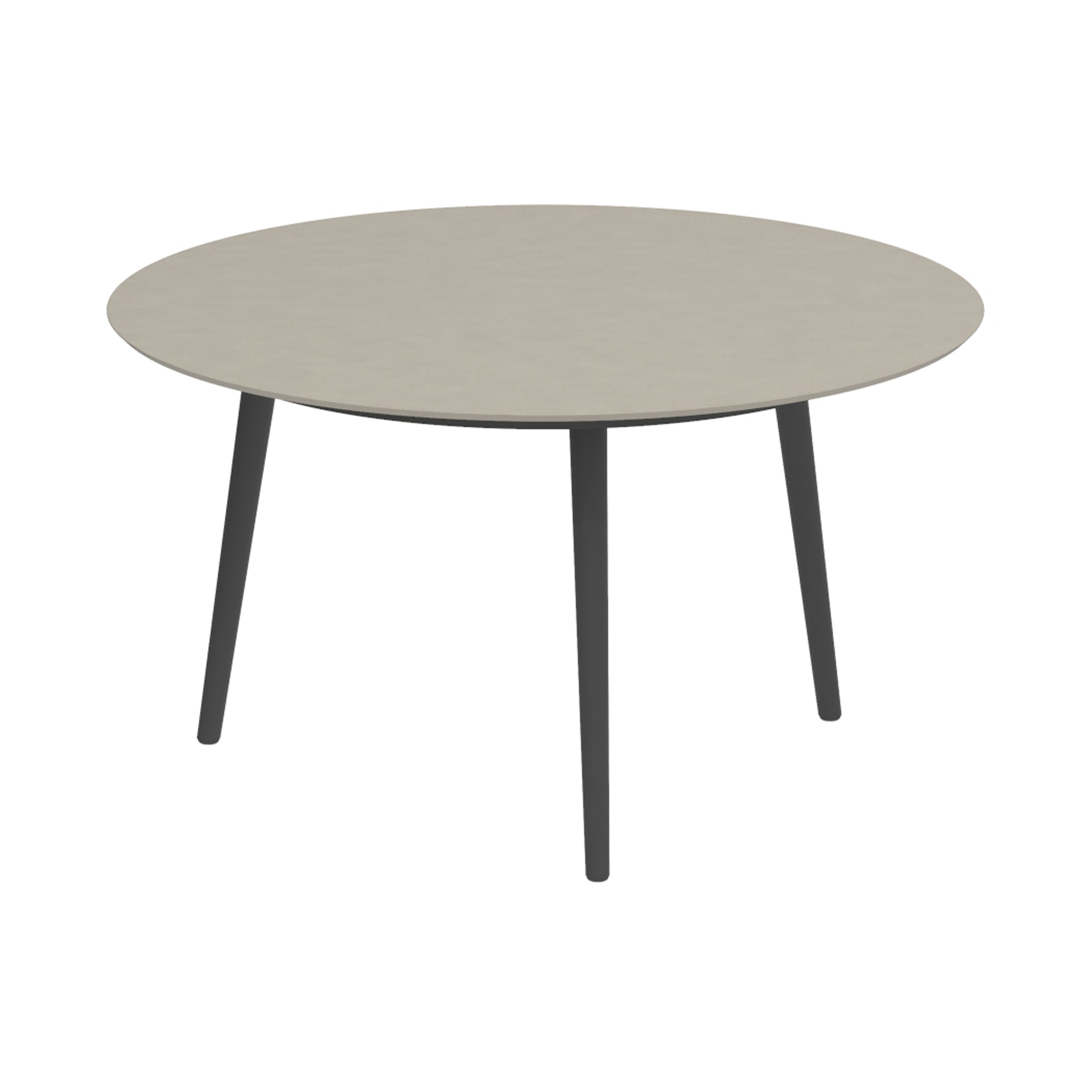 Styletto low dining table 120cm round