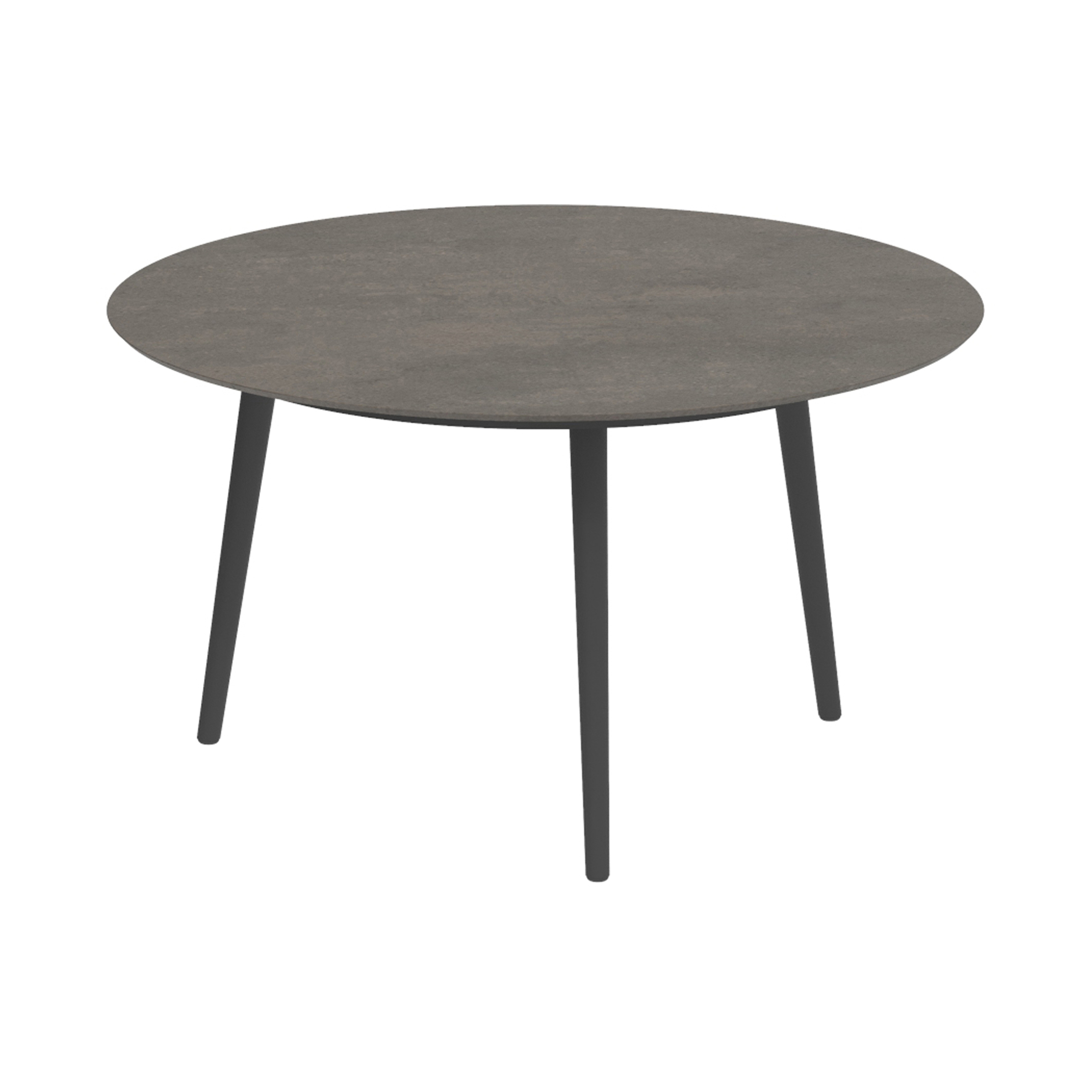 Styletto low dining table 120cm round