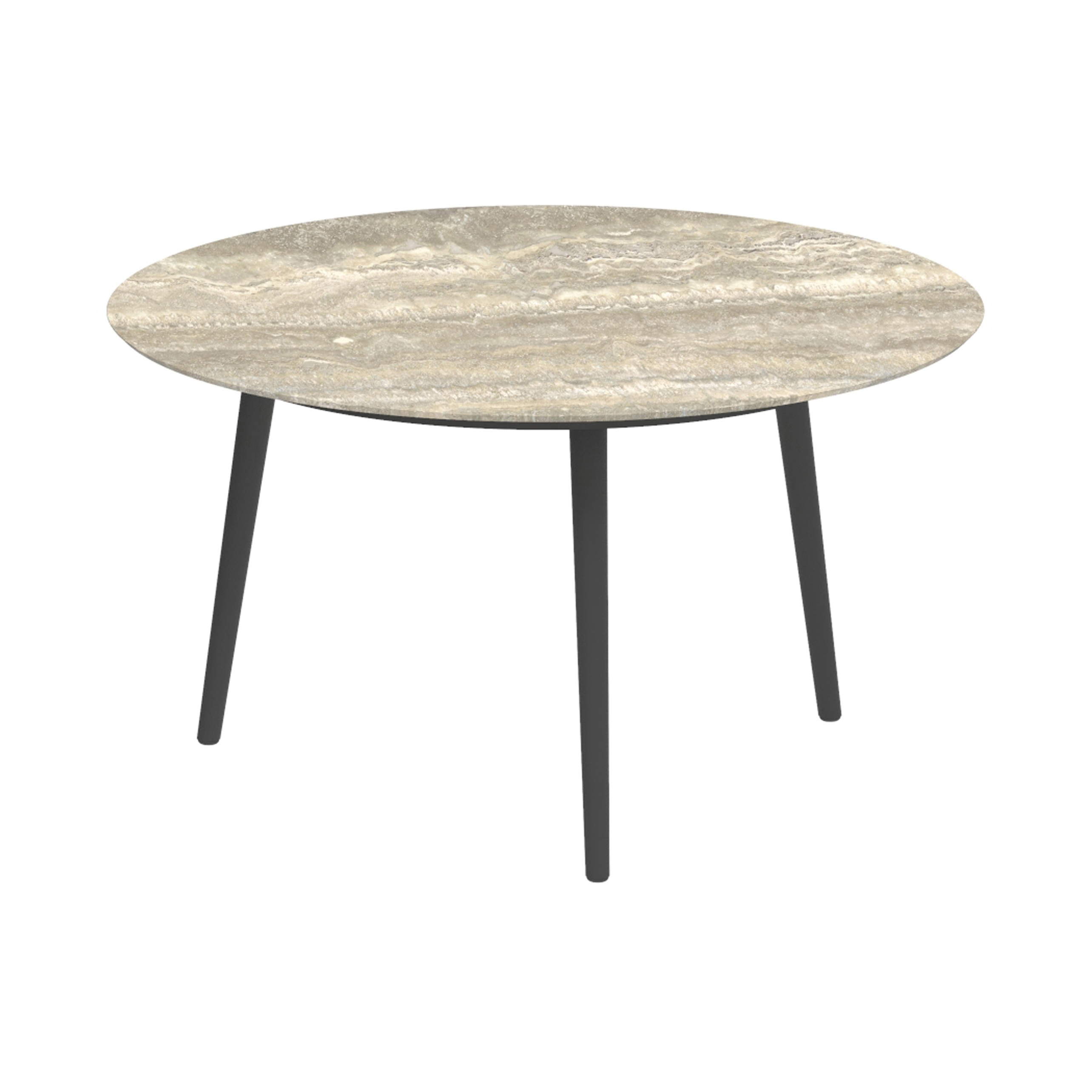 Styletto low dining table 120cm round