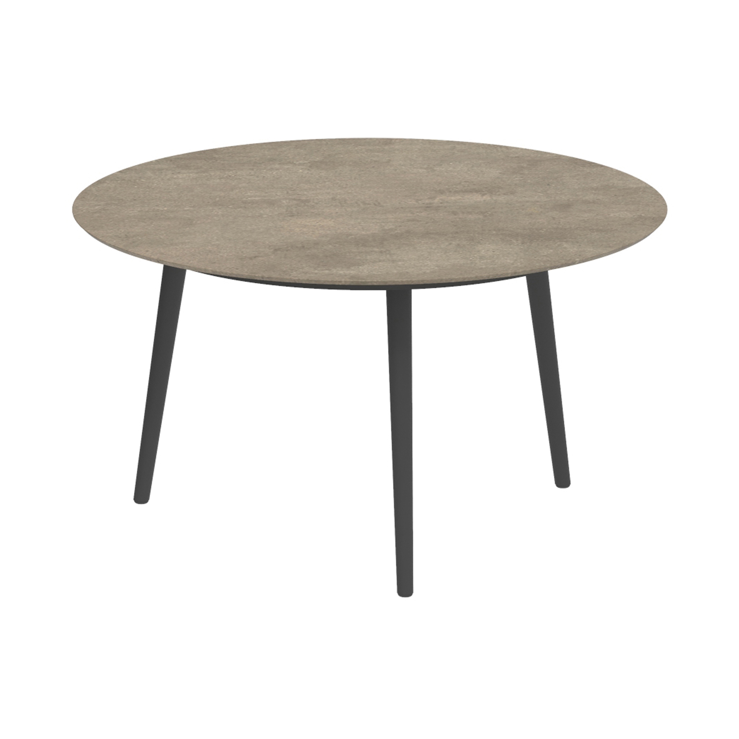 Styletto low dining table 120cm round