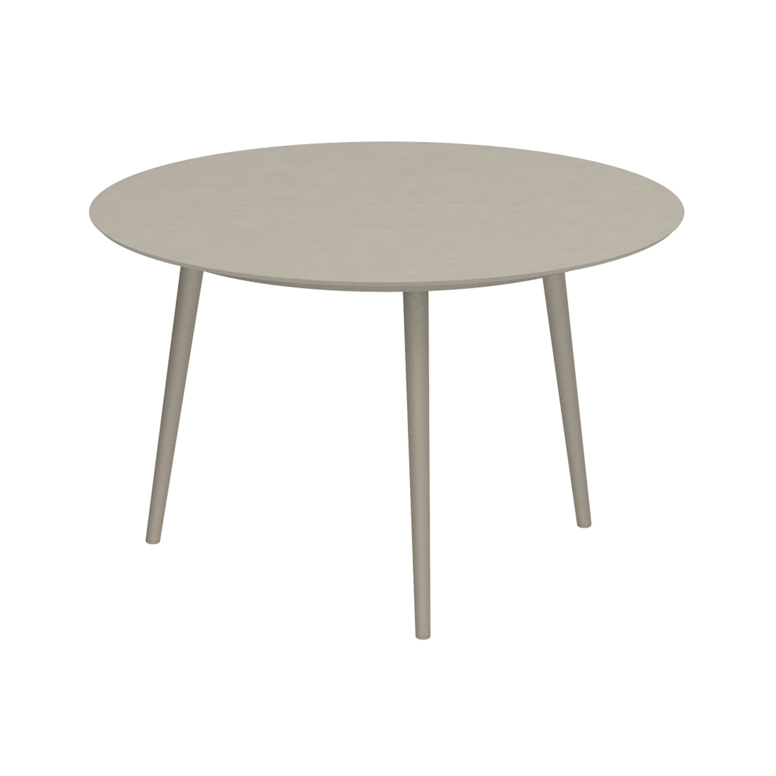Display product Styletto standard dining table 120cm round from manufacturer Royal Botania