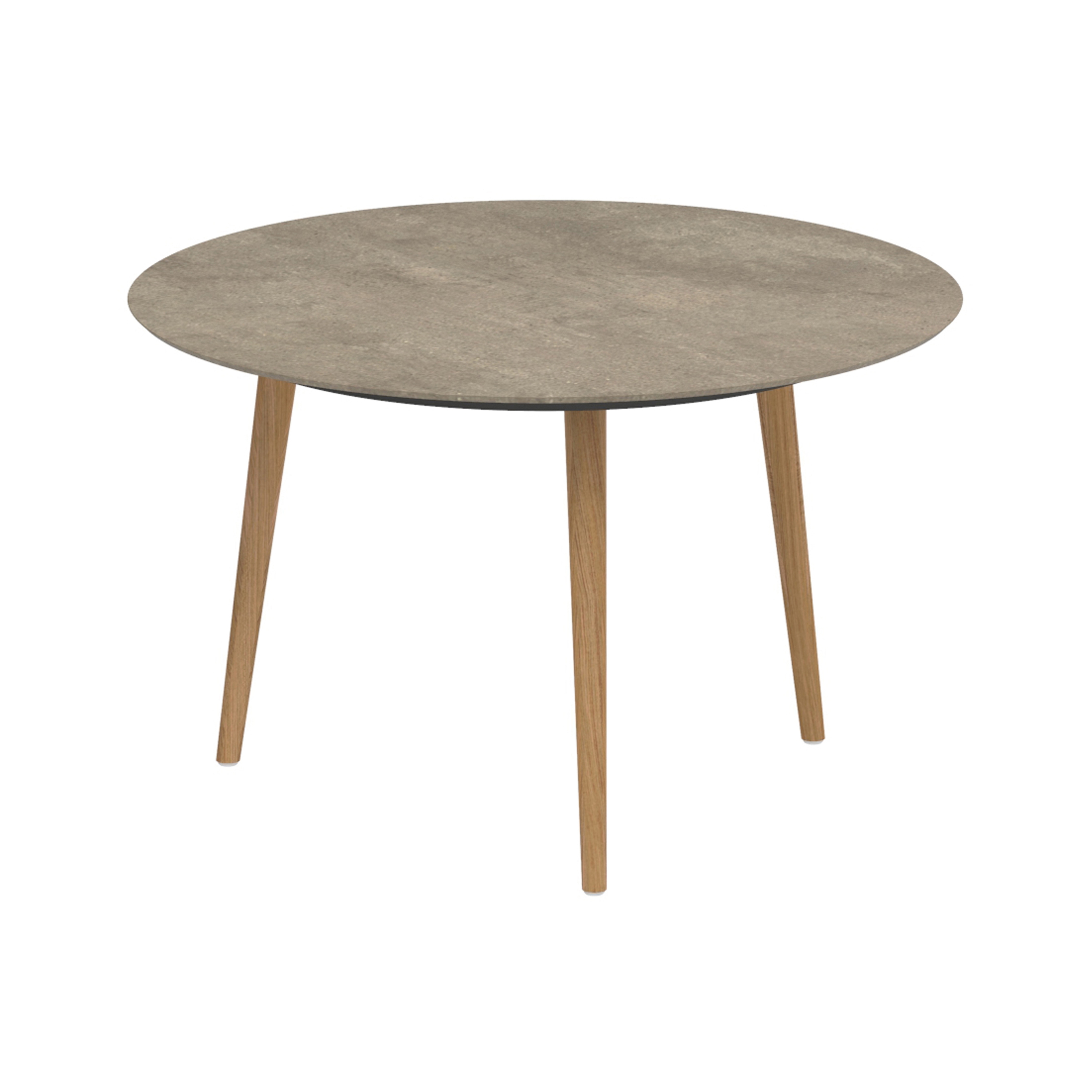 Display product Styletto standard dining table 120cm round from manufacturer Royal Botania
