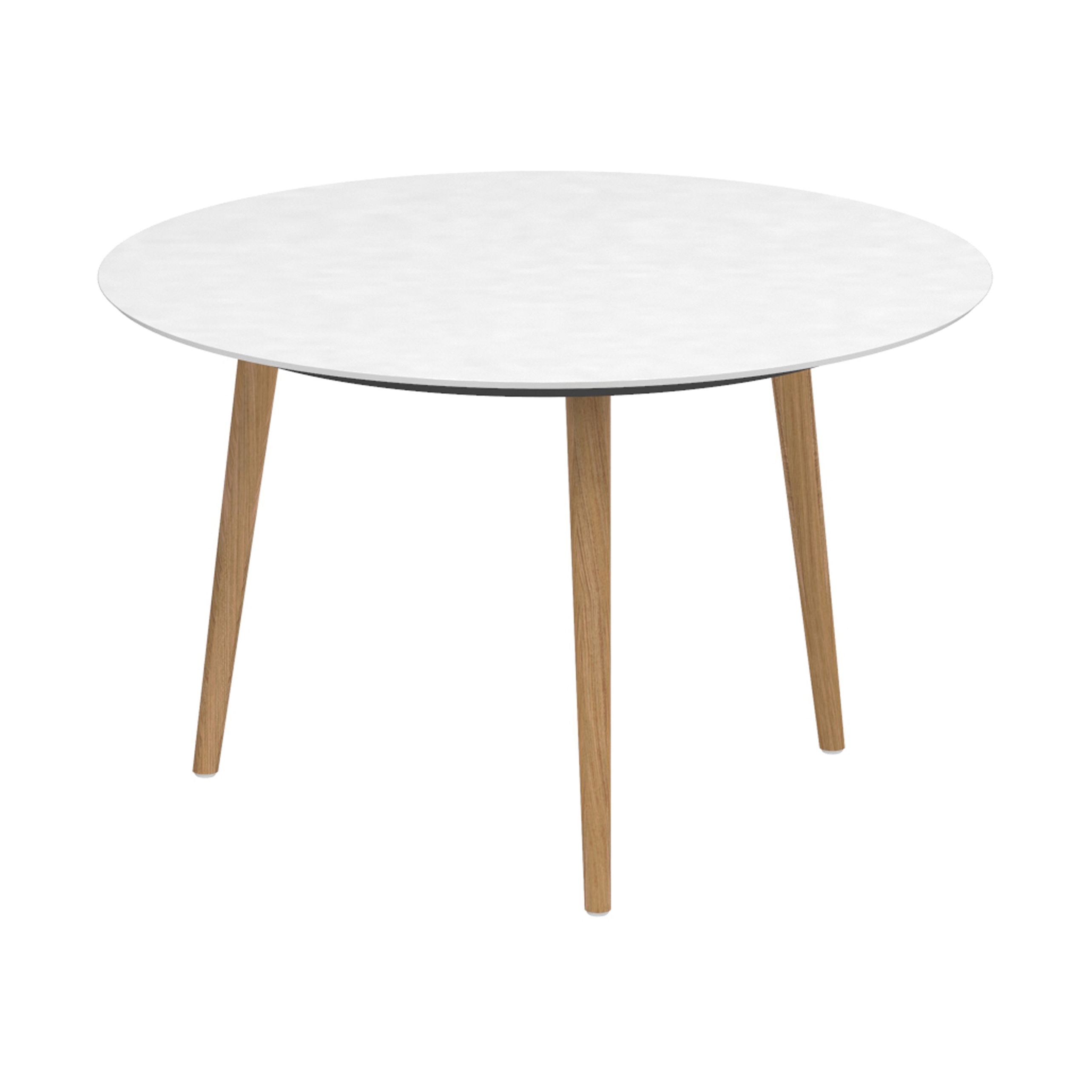 Display product Styletto standard dining table 120cm round from manufacturer Royal Botania