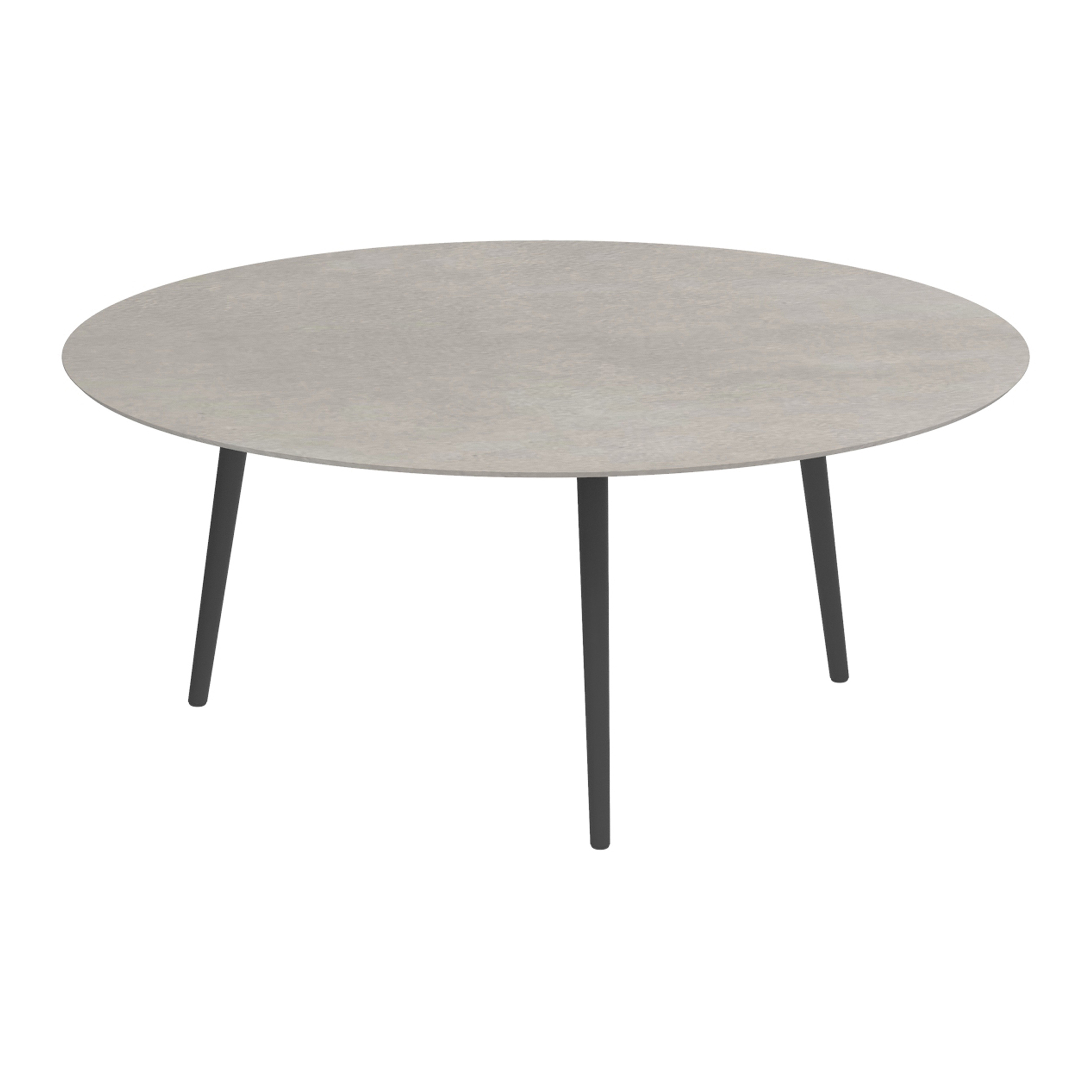 Styletto low dining table 160cm round