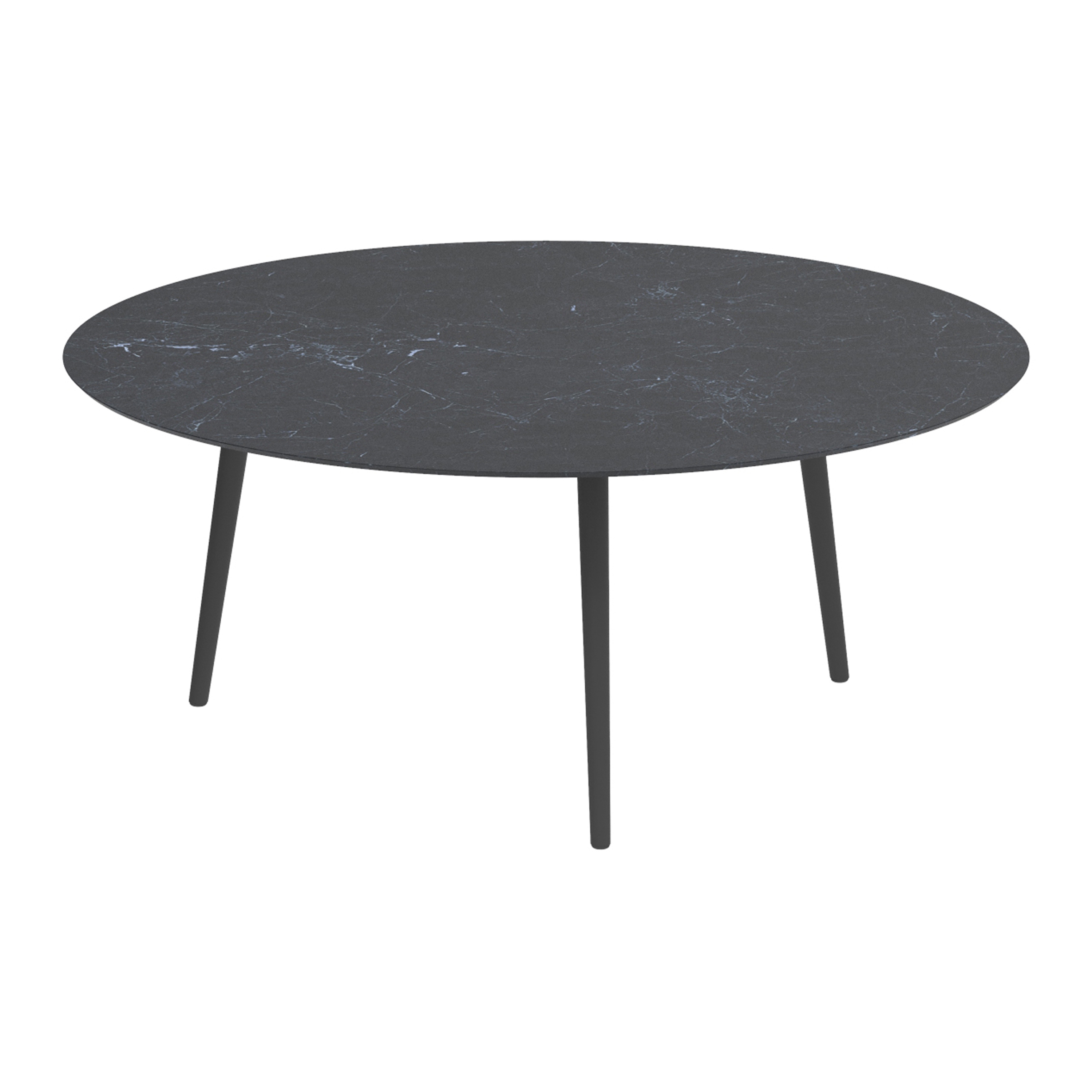 Styletto low dining table 160cm round