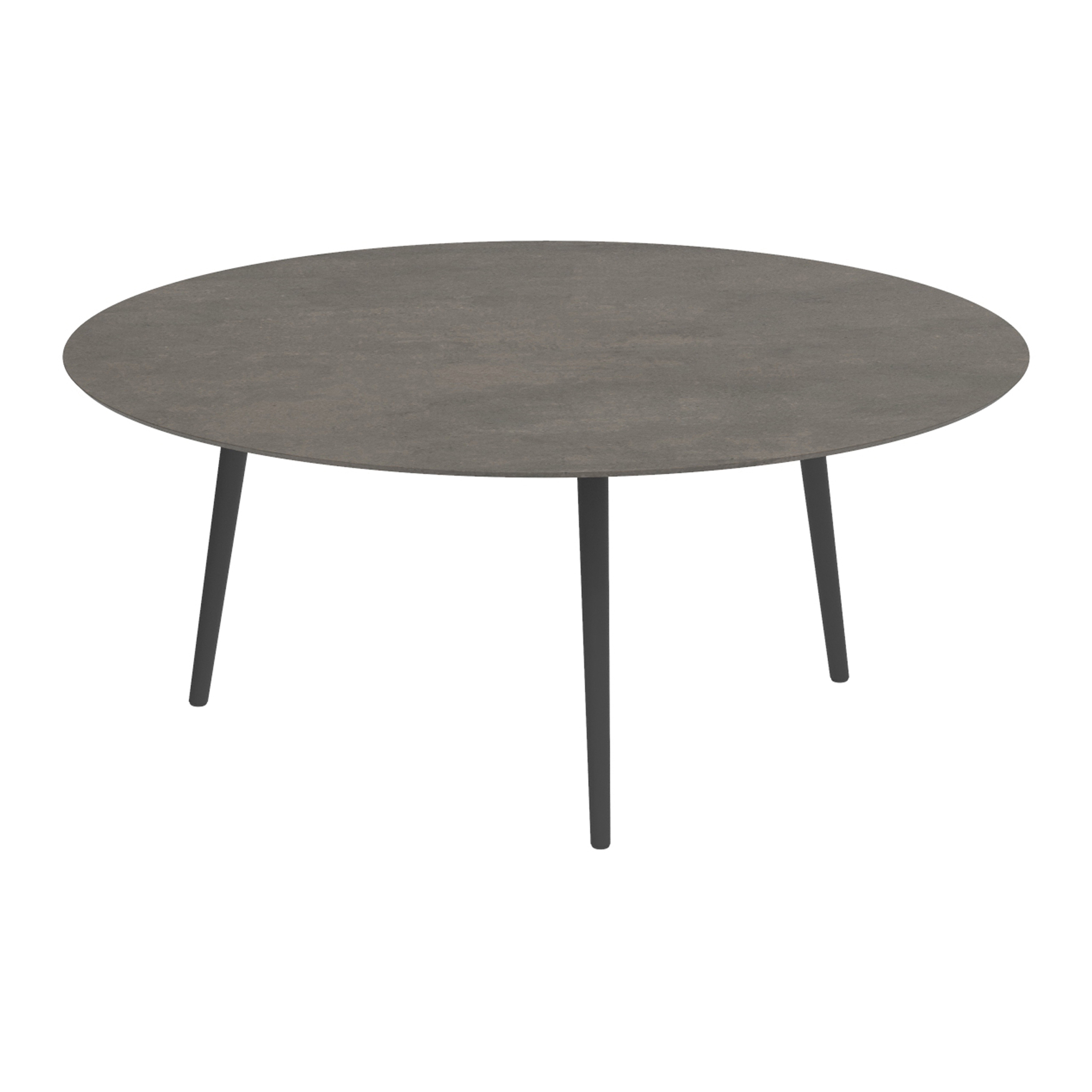Styletto low dining table 160cm round