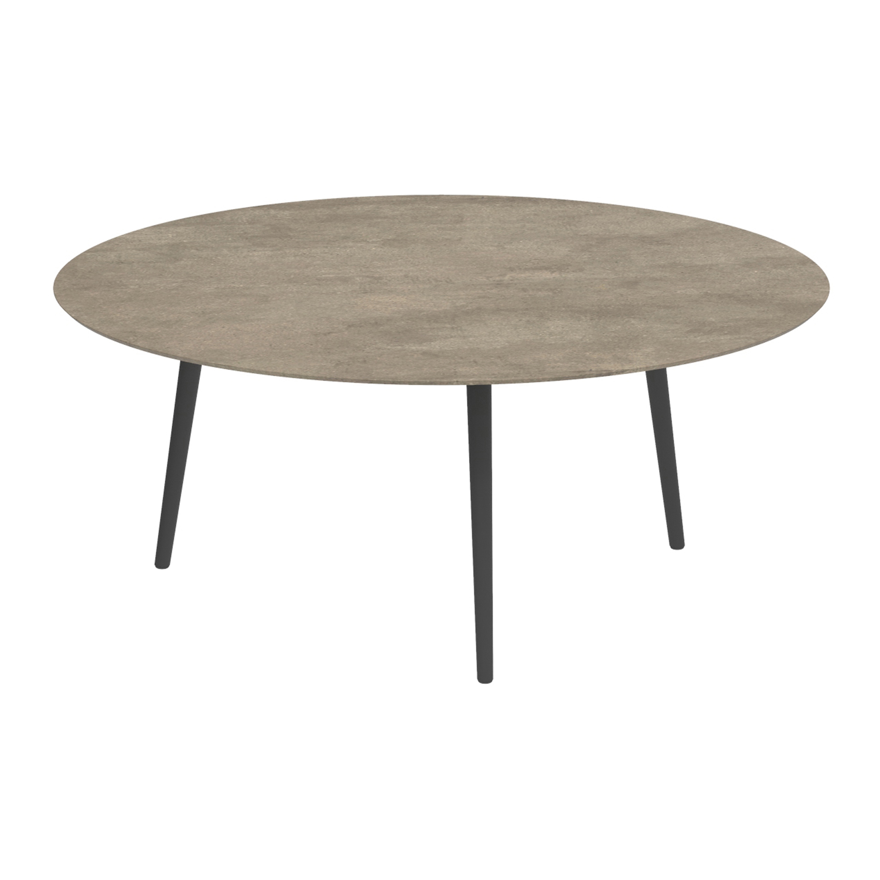 Styletto low dining table 160cm round