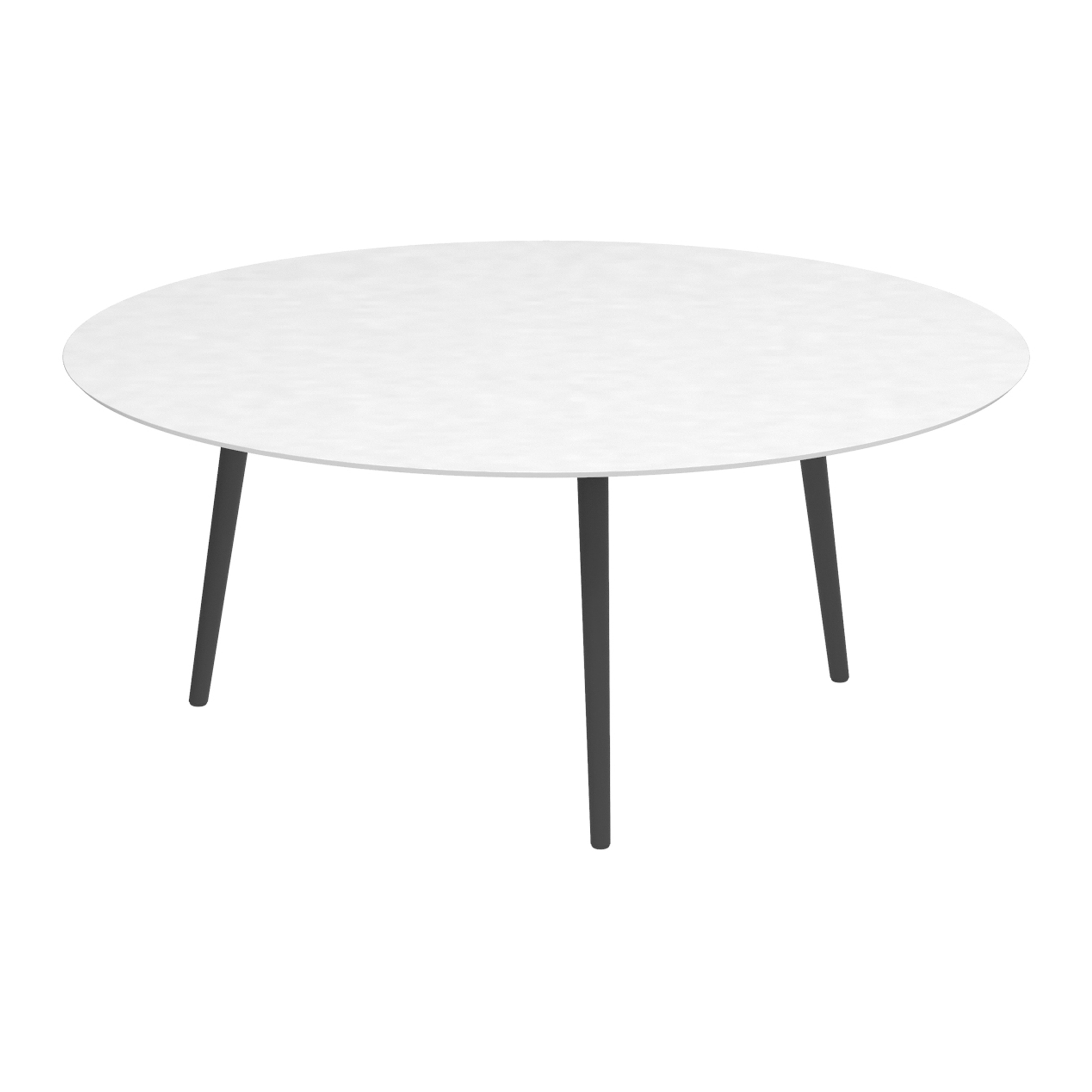 Styletto low dining table 160cm round