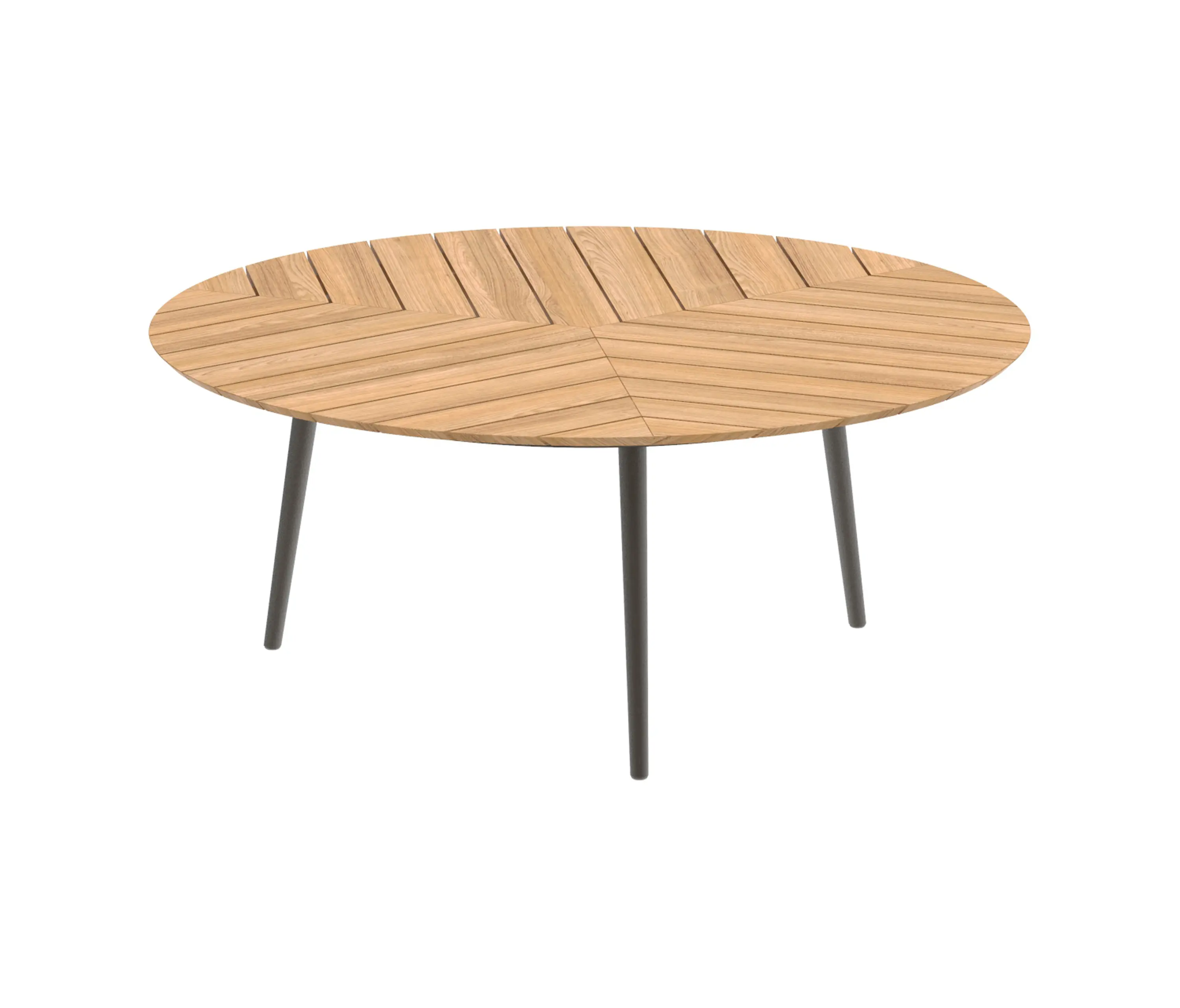 Royal Botania - Styletto low dining table 160cm round