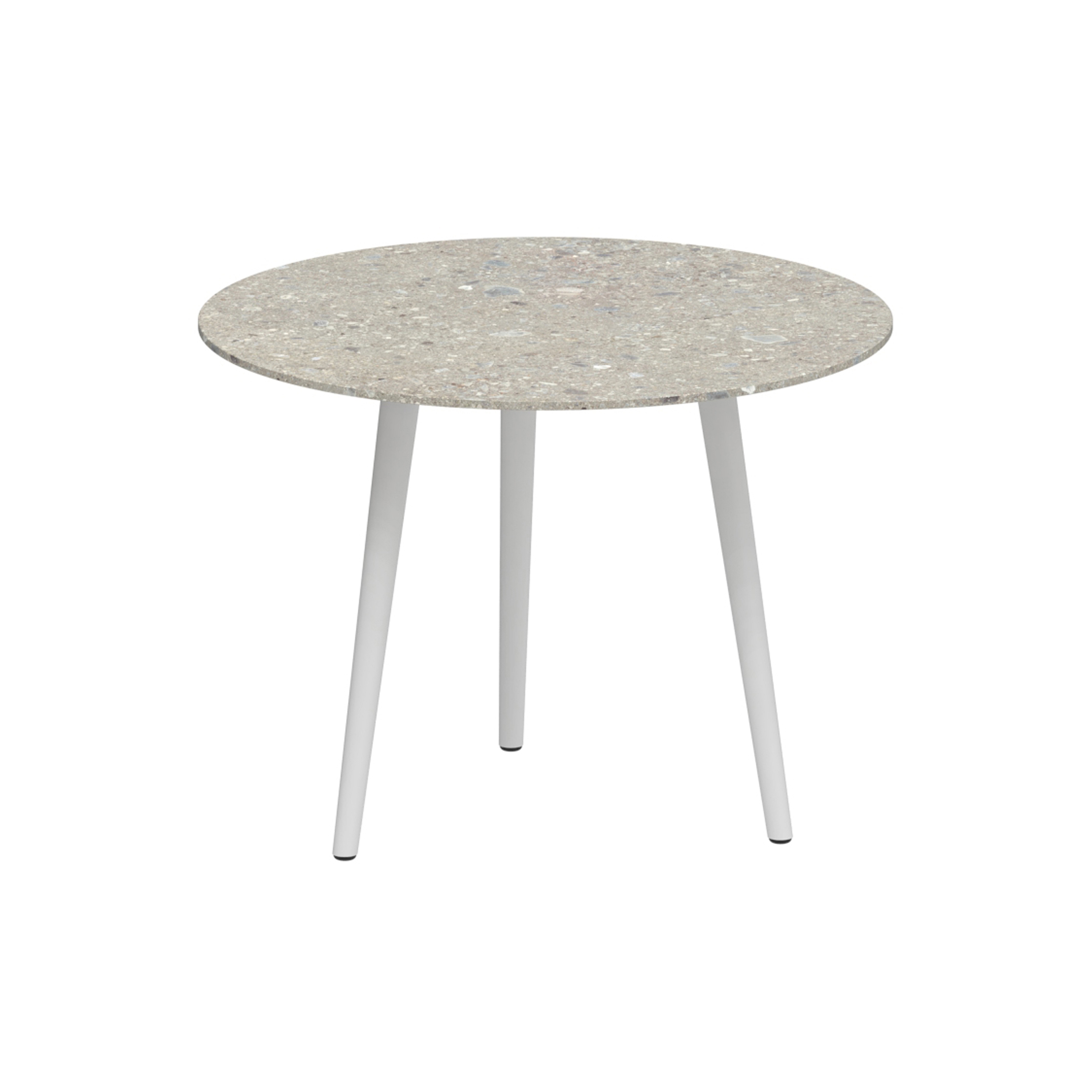 Display product Styletto round table 90 low dining from manufacturer Royal Botania