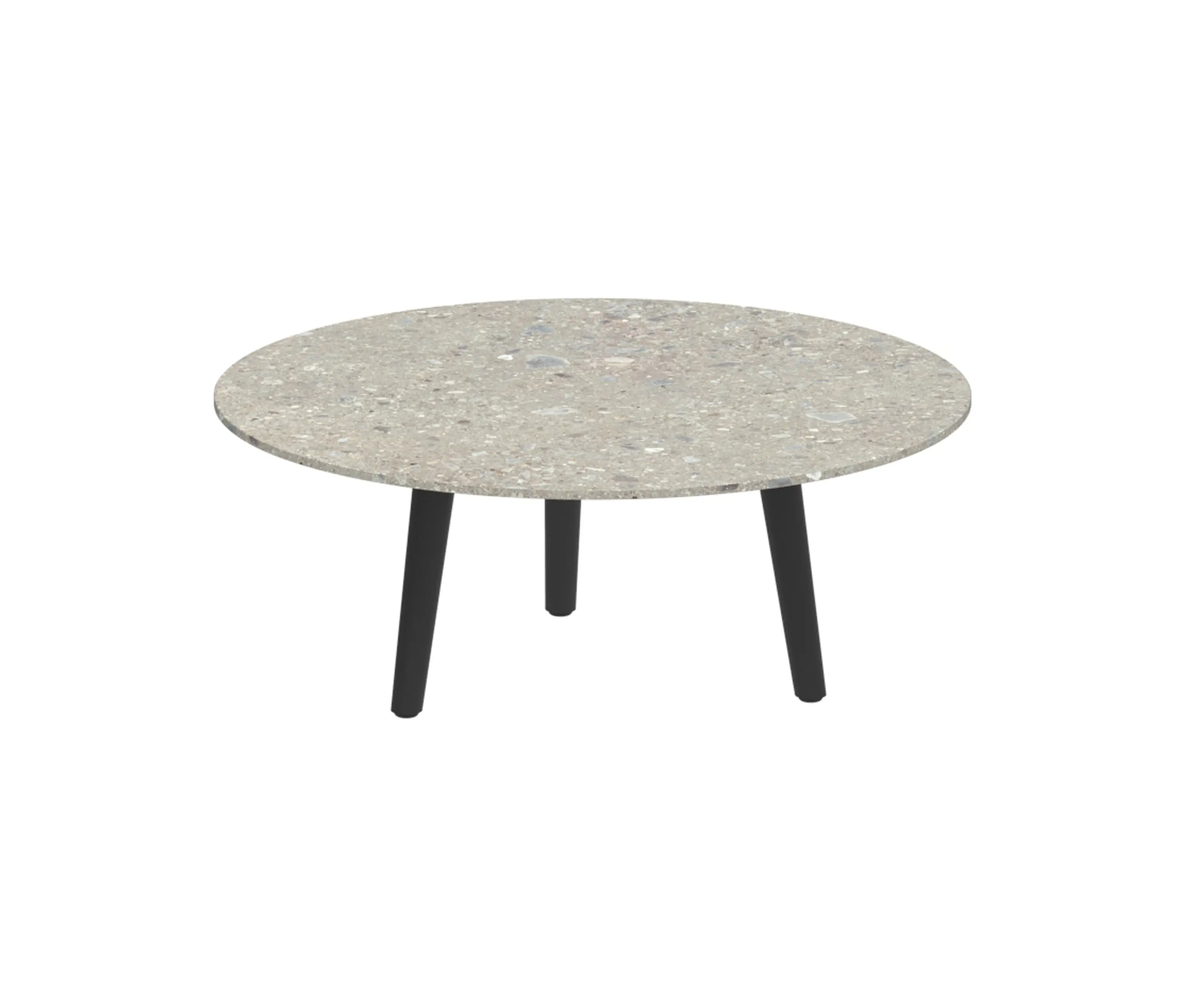 Royal Botania - Styletto round table 90 low lounge