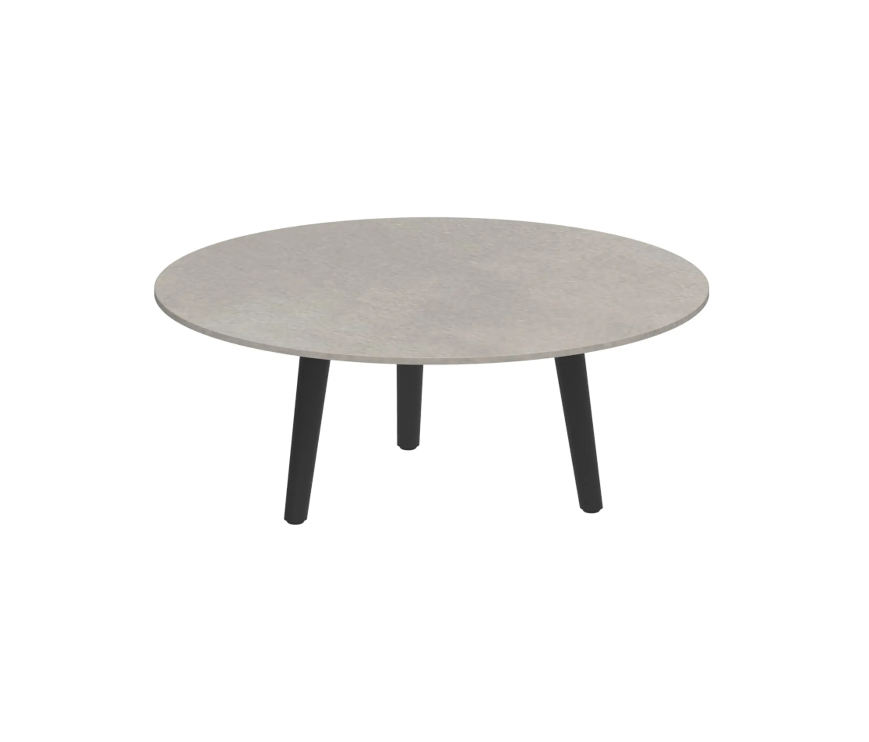 Royal Botania - Styletto round table 90 low lounge
