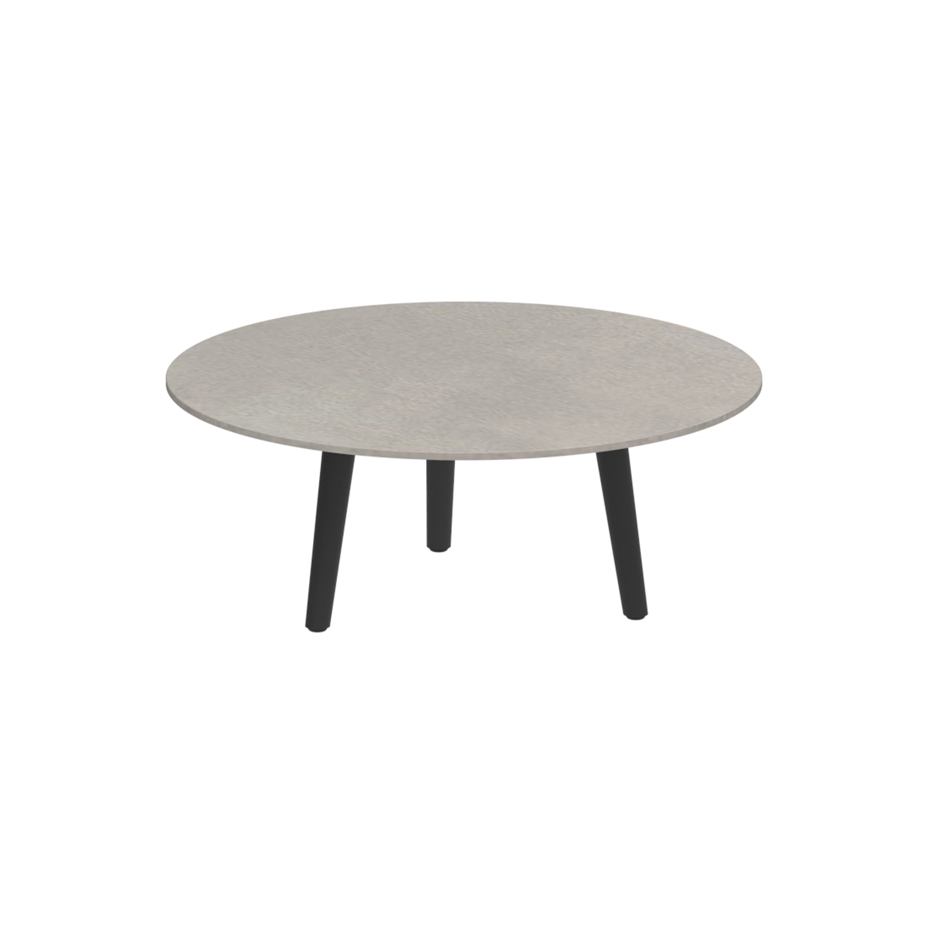 Styletto round table 90 low lounge