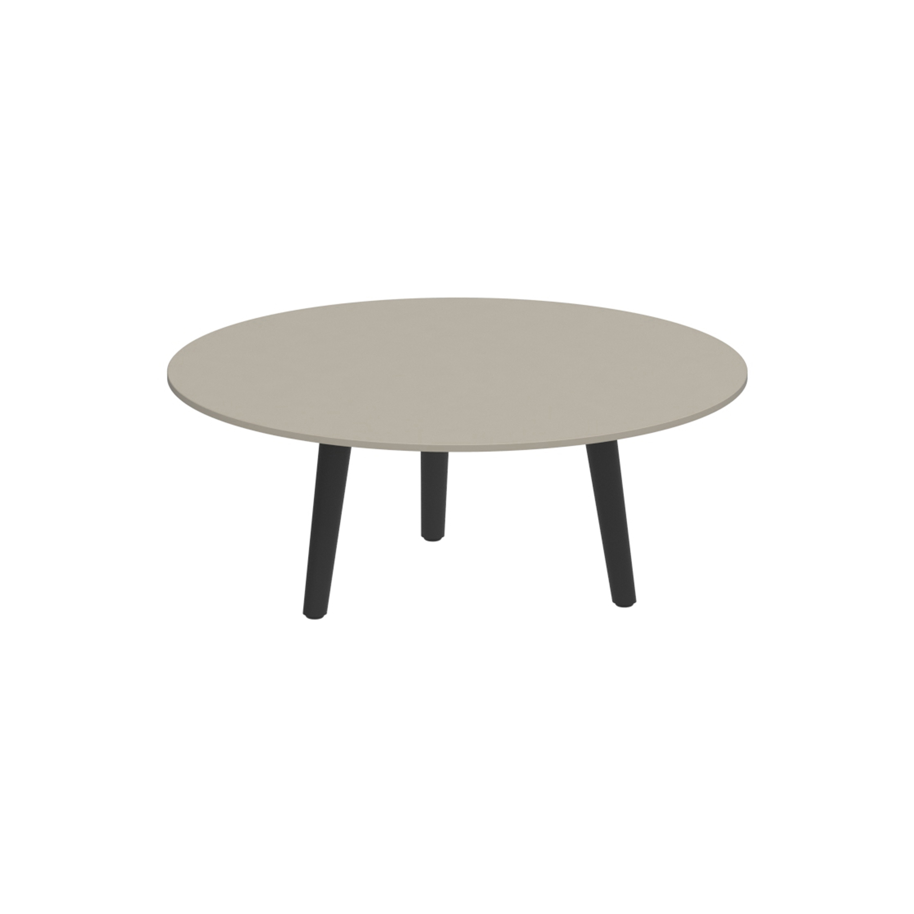 Styletto round table 90 low lounge