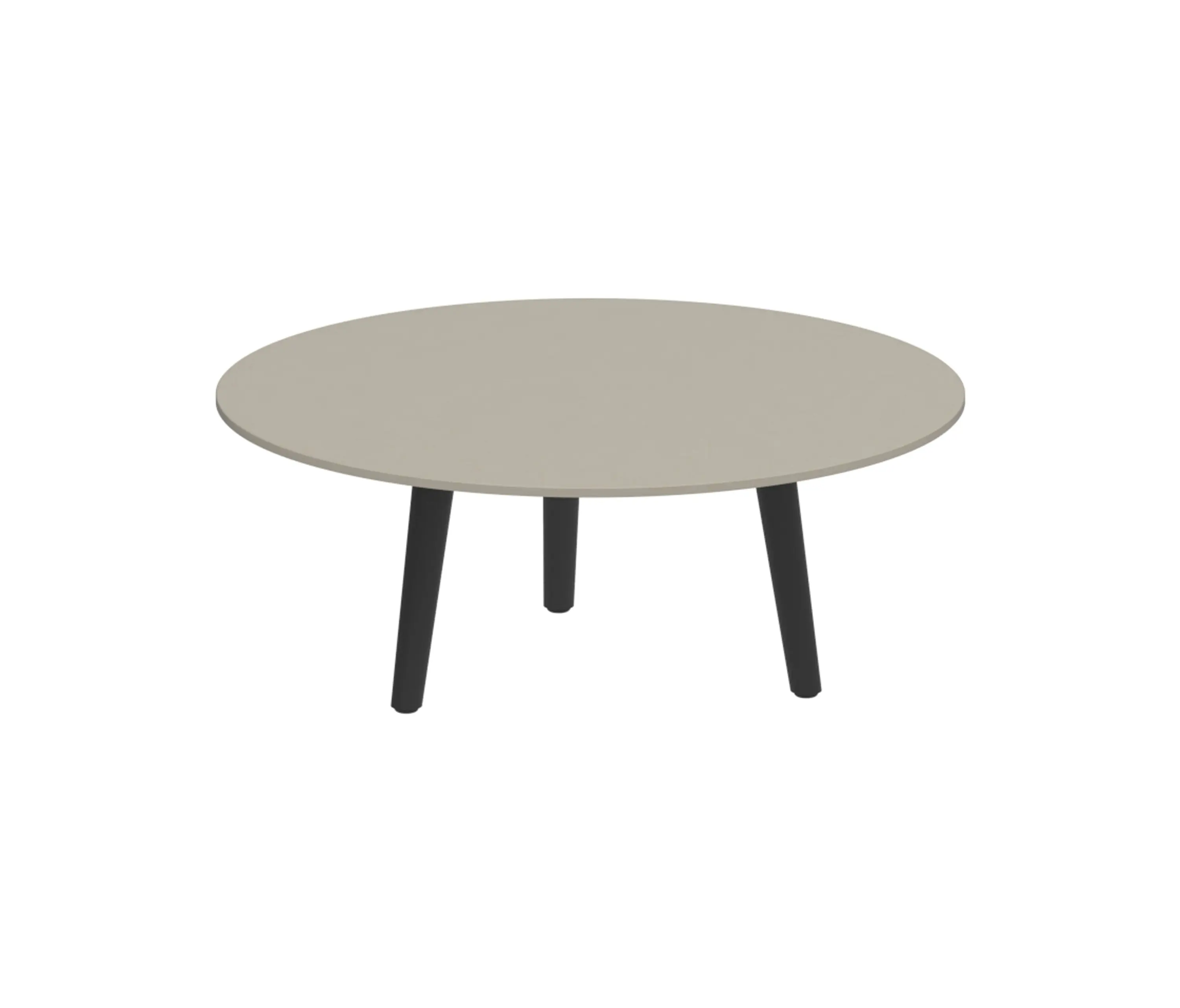 Royal Botania - Styletto round table 90 low lounge
