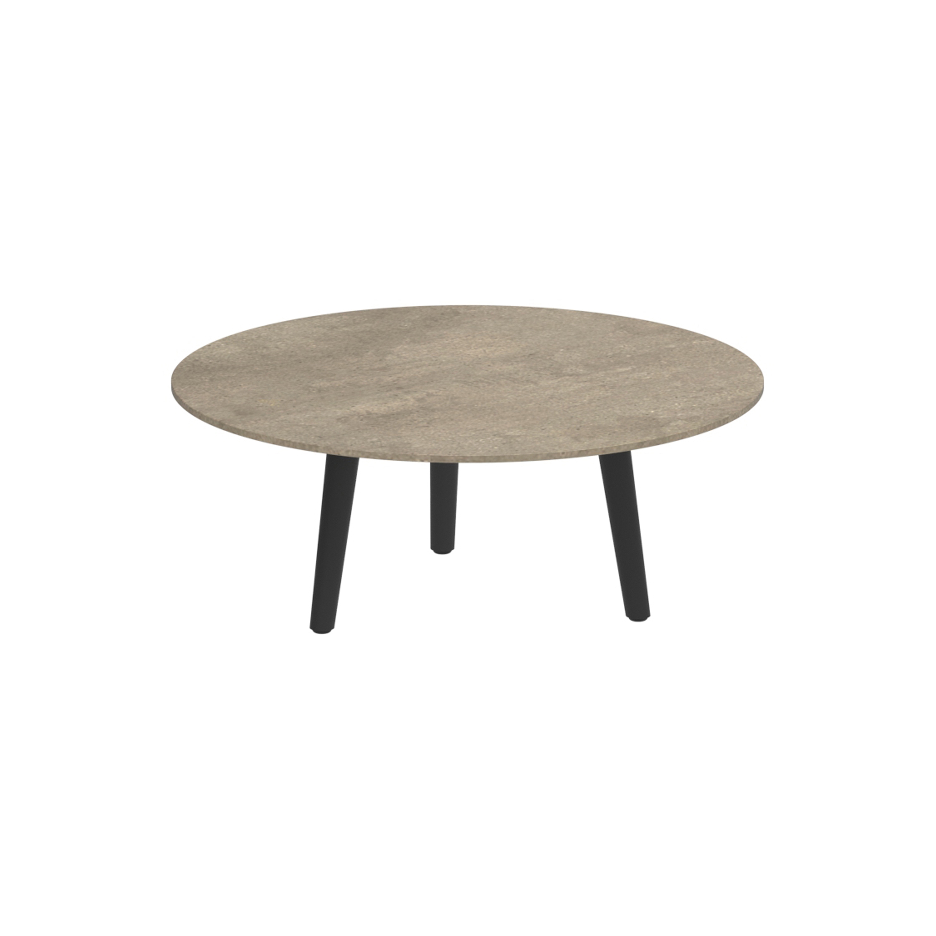 Styletto round table 90 low lounge