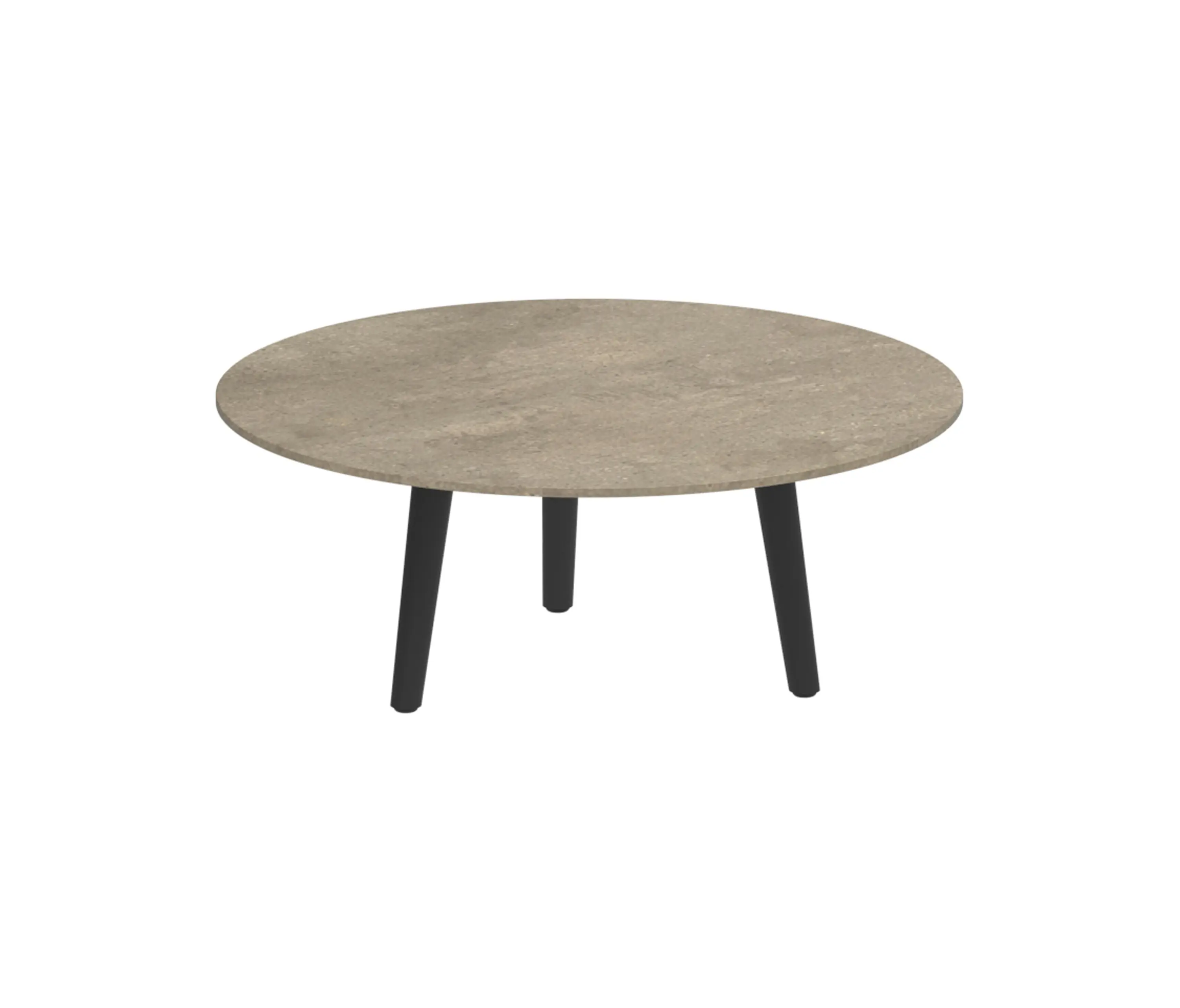 Royal Botania - Styletto round table 90 low lounge