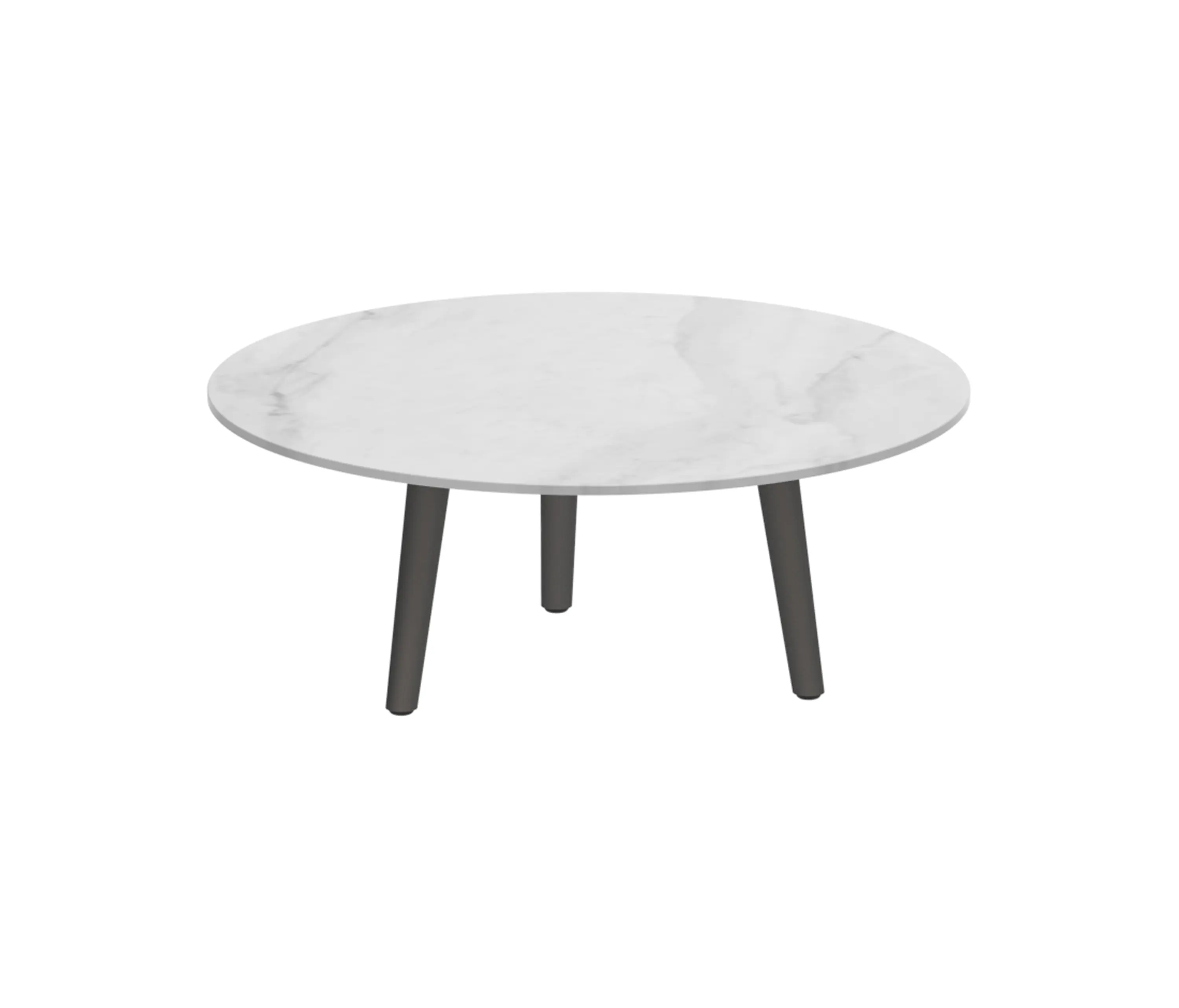 Royal Botania - Styletto round table 90 low lounge