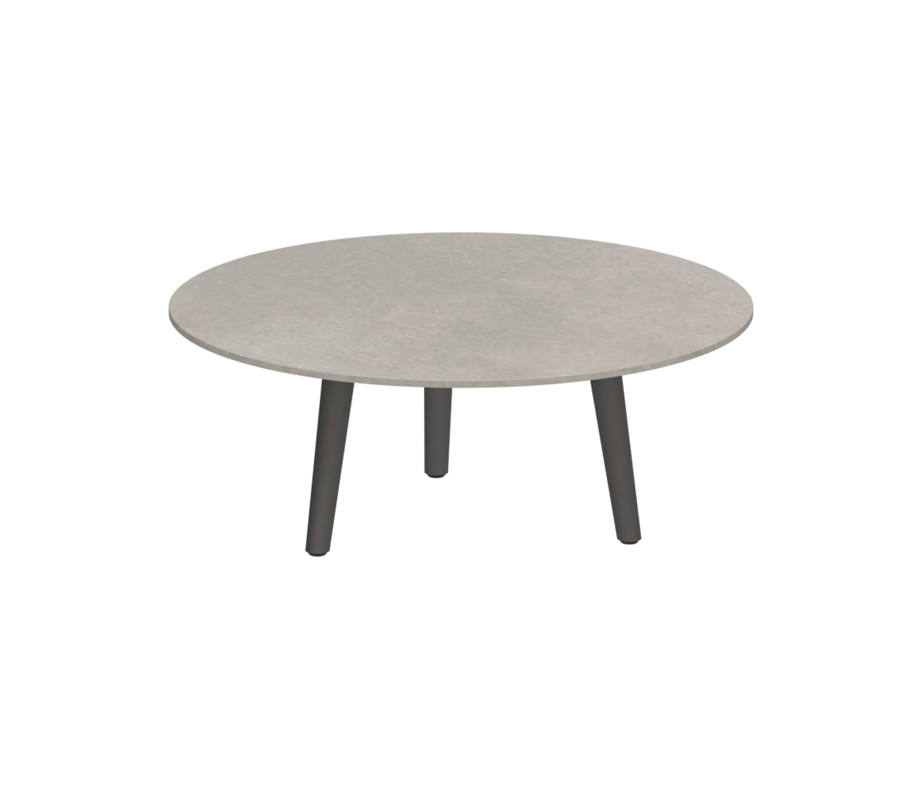 Royal Botania - Styletto round table 90 low lounge