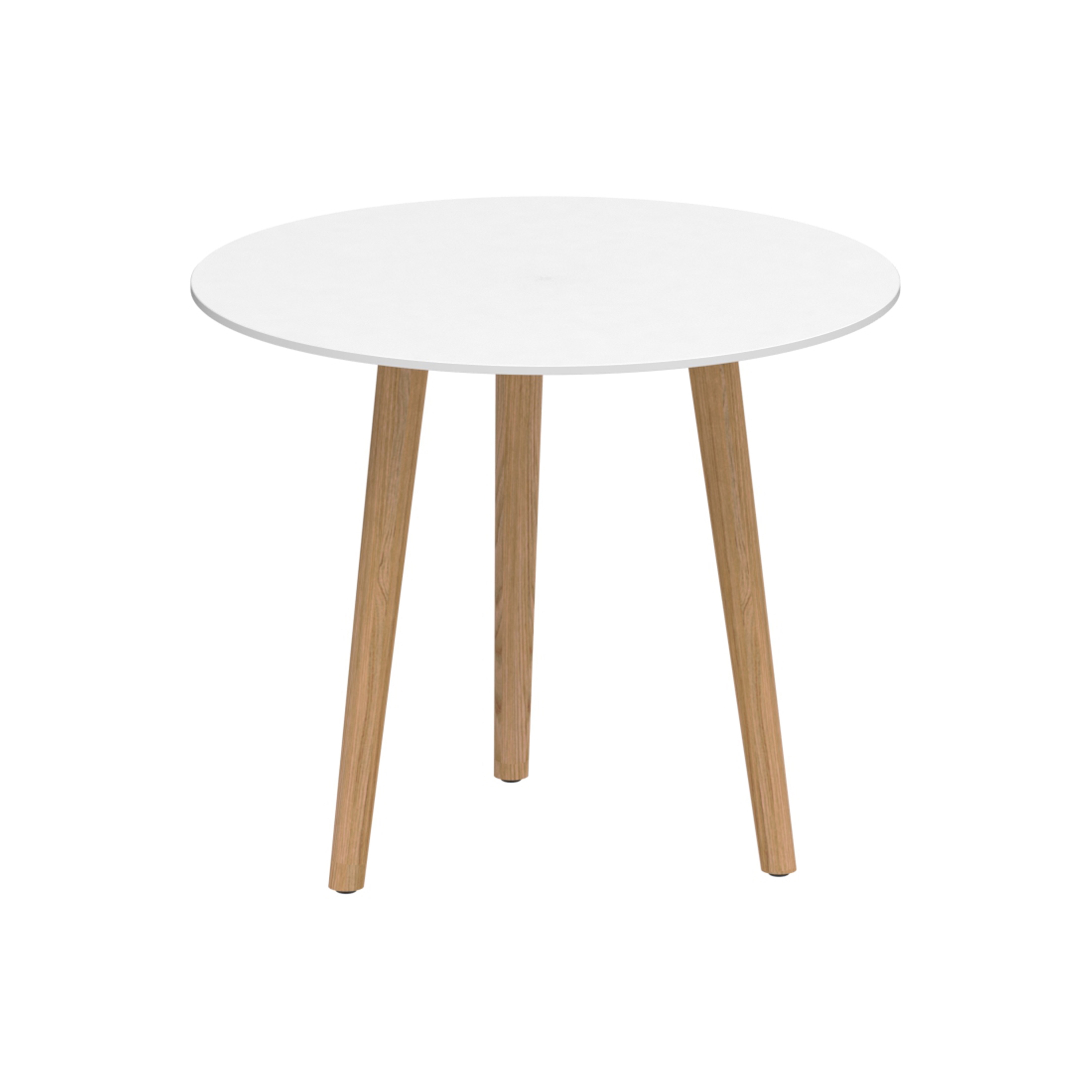 Produkt Styletto round table 90 standard dining teak legs des Herstellers Royal Botania anzeigen