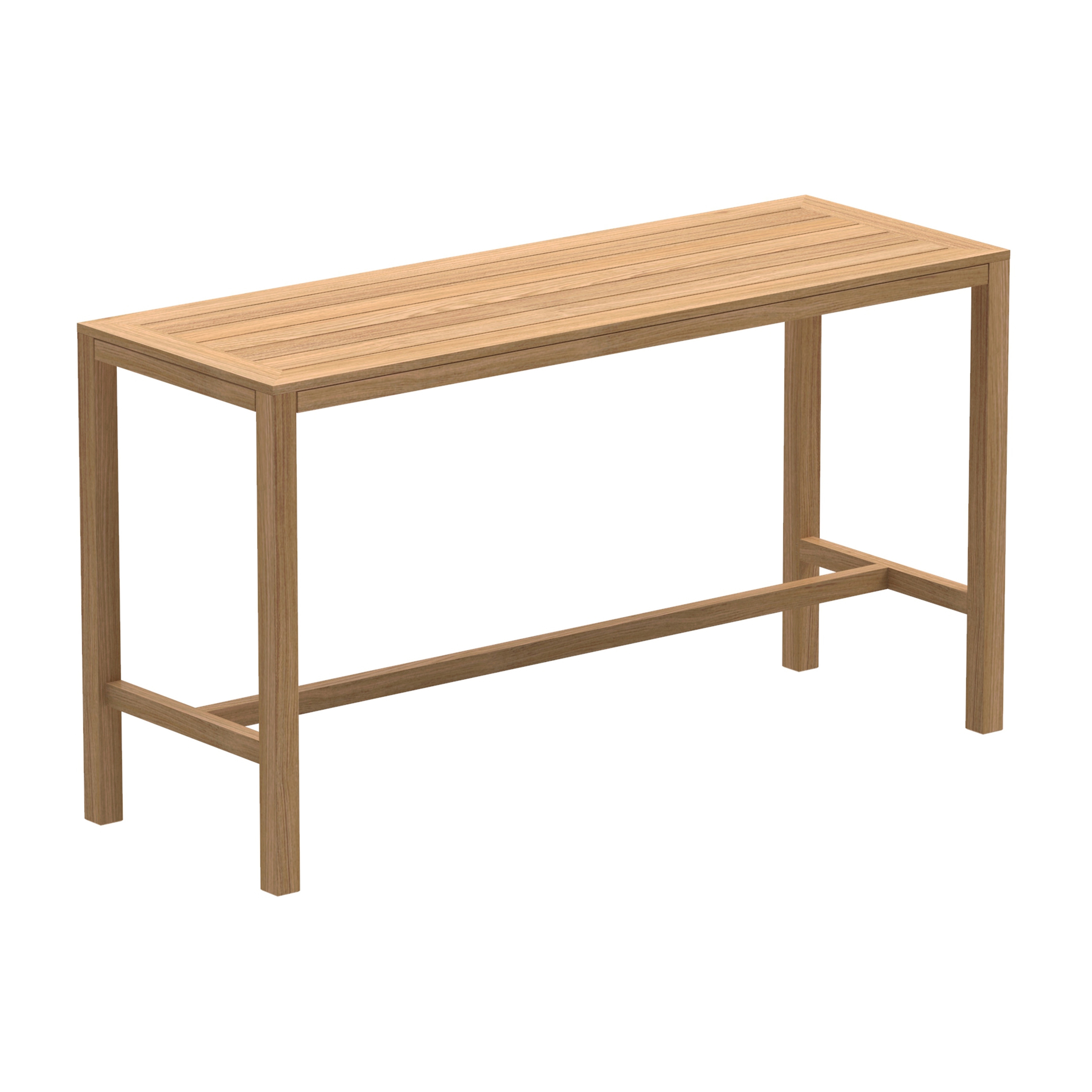 Display product XQI bar table 200x70cm teak from manufacturer Royal Botania