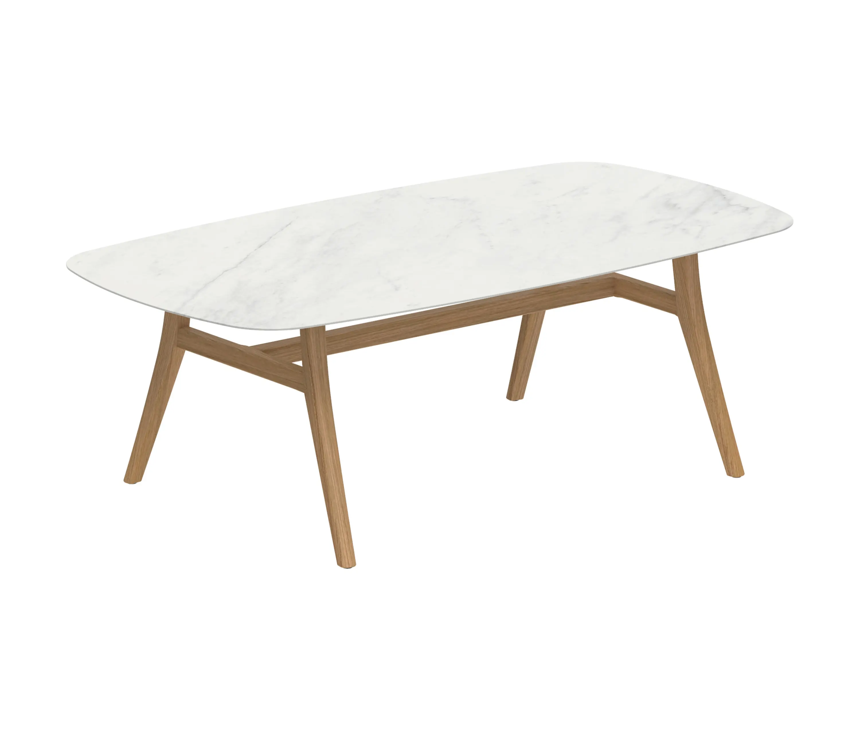 Royal Botania - Zidiz table 220x120cm coated aluminium or teak & ceramic top
